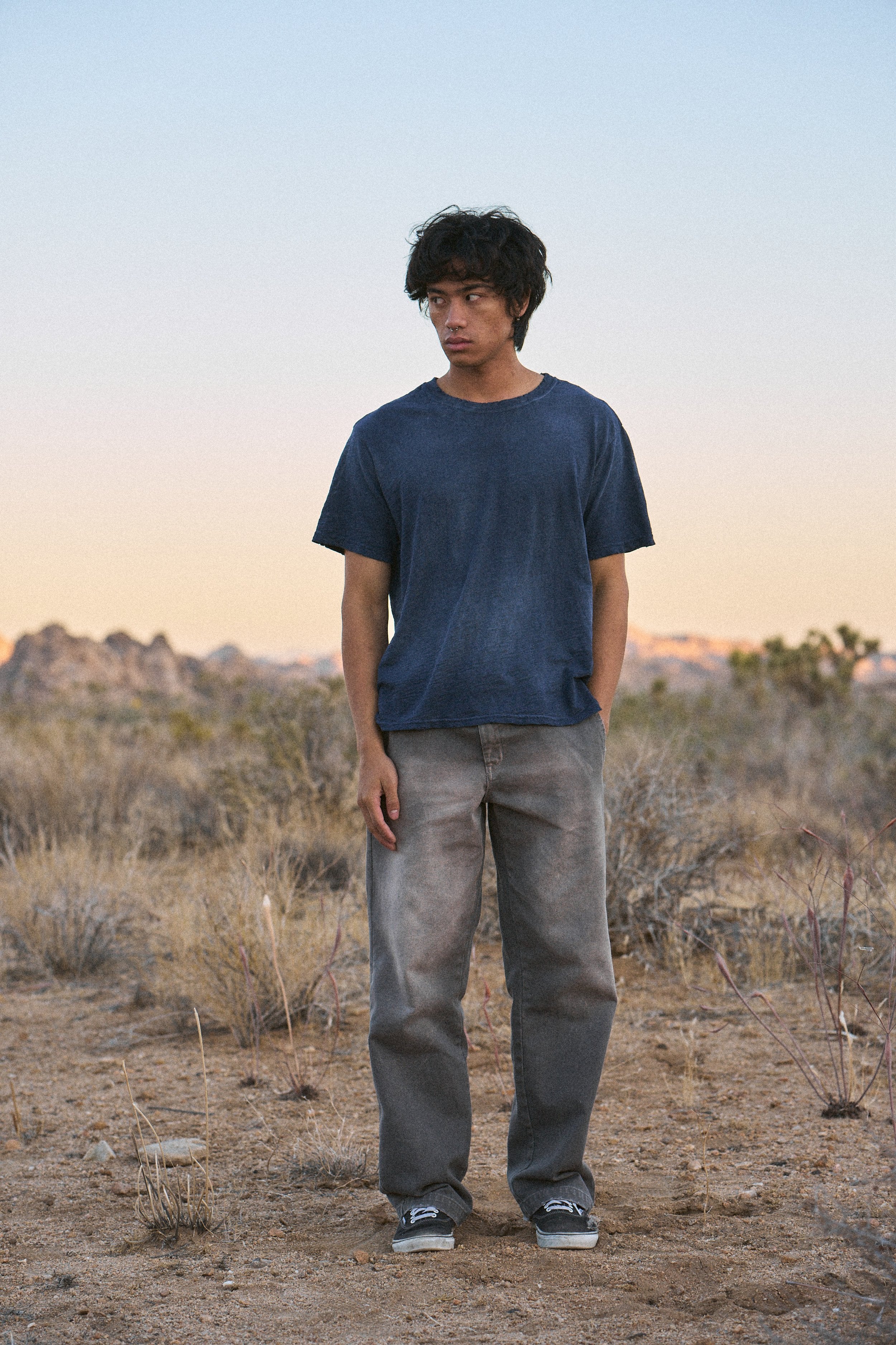 EVERYDAY SLUB TEE S/S - AGED NAVY