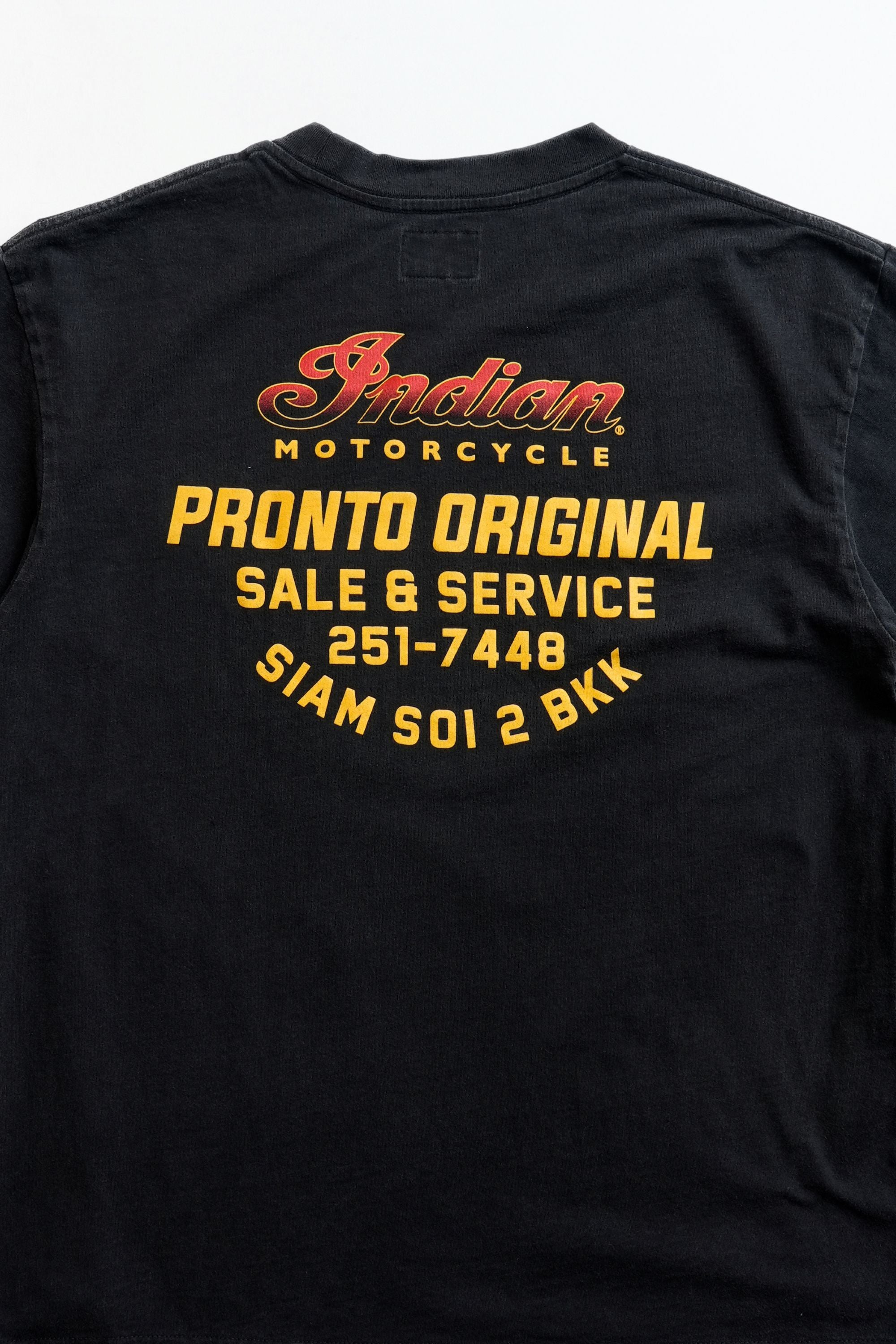 ORIGINAL INDIAN L/S TEE - WASHED BLACK
