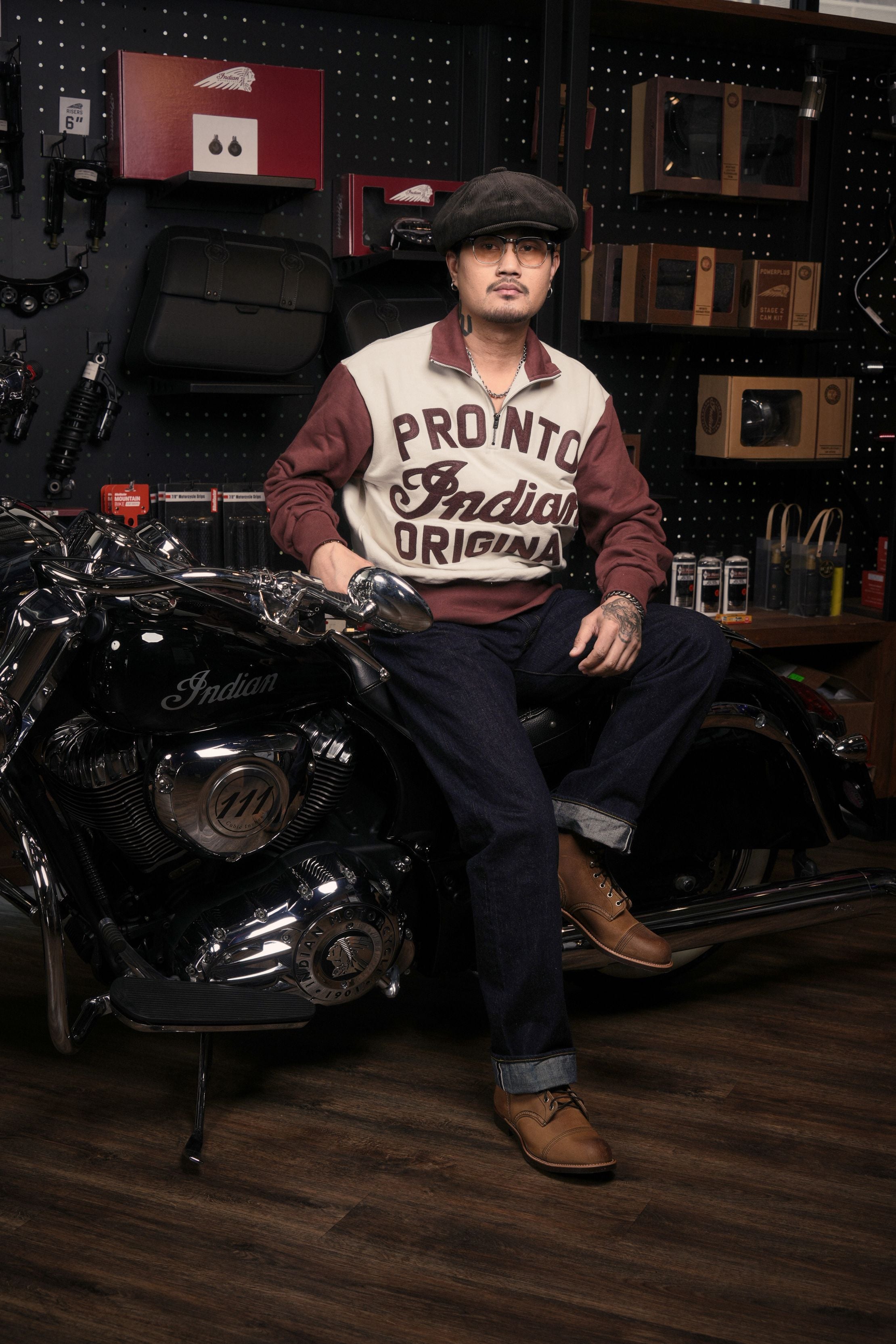 ORIGINAL ZIP PULLOVER - INDIAN ECRU