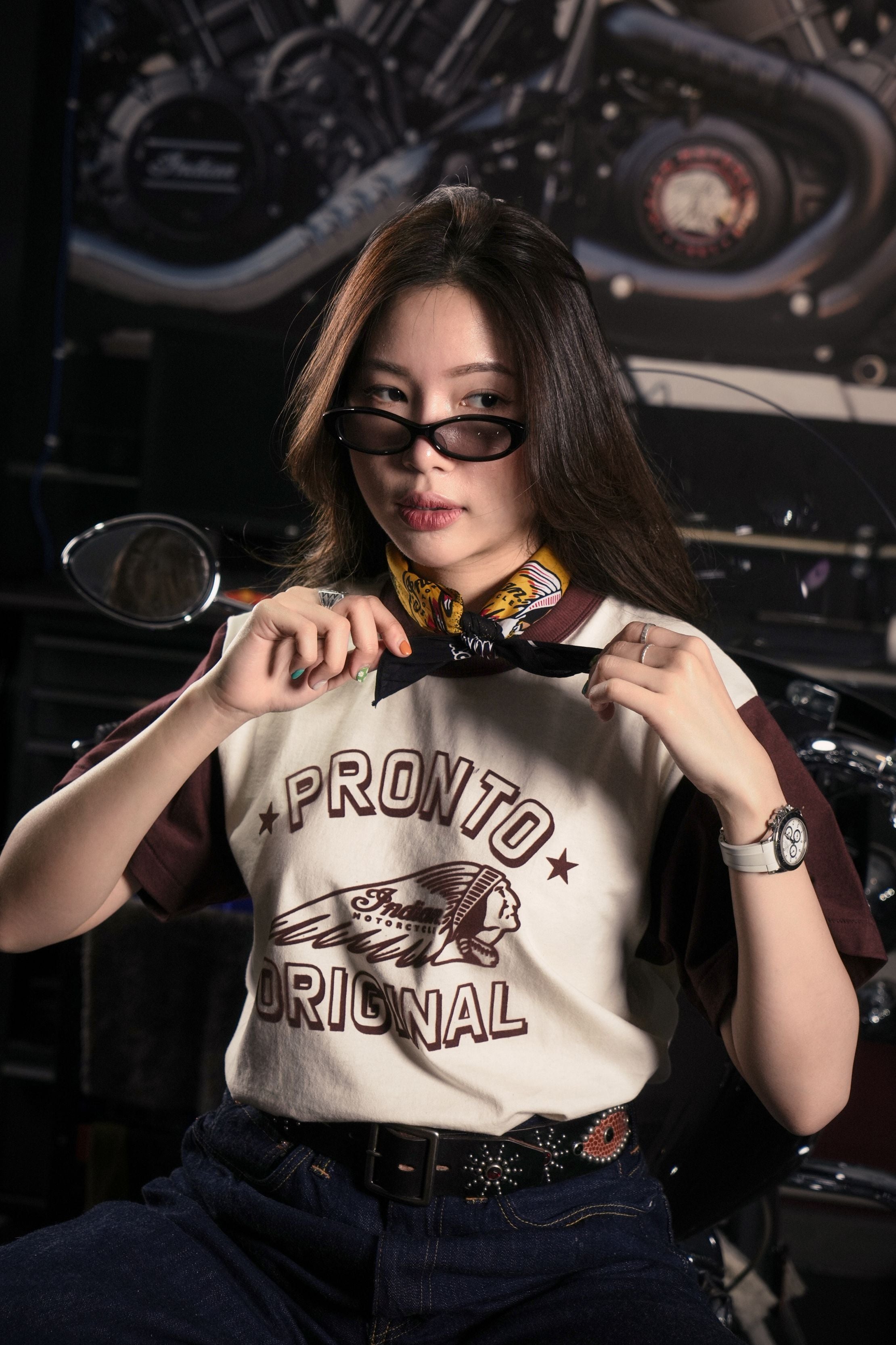 OG 2-TONE TEE - INDIAN ECRU