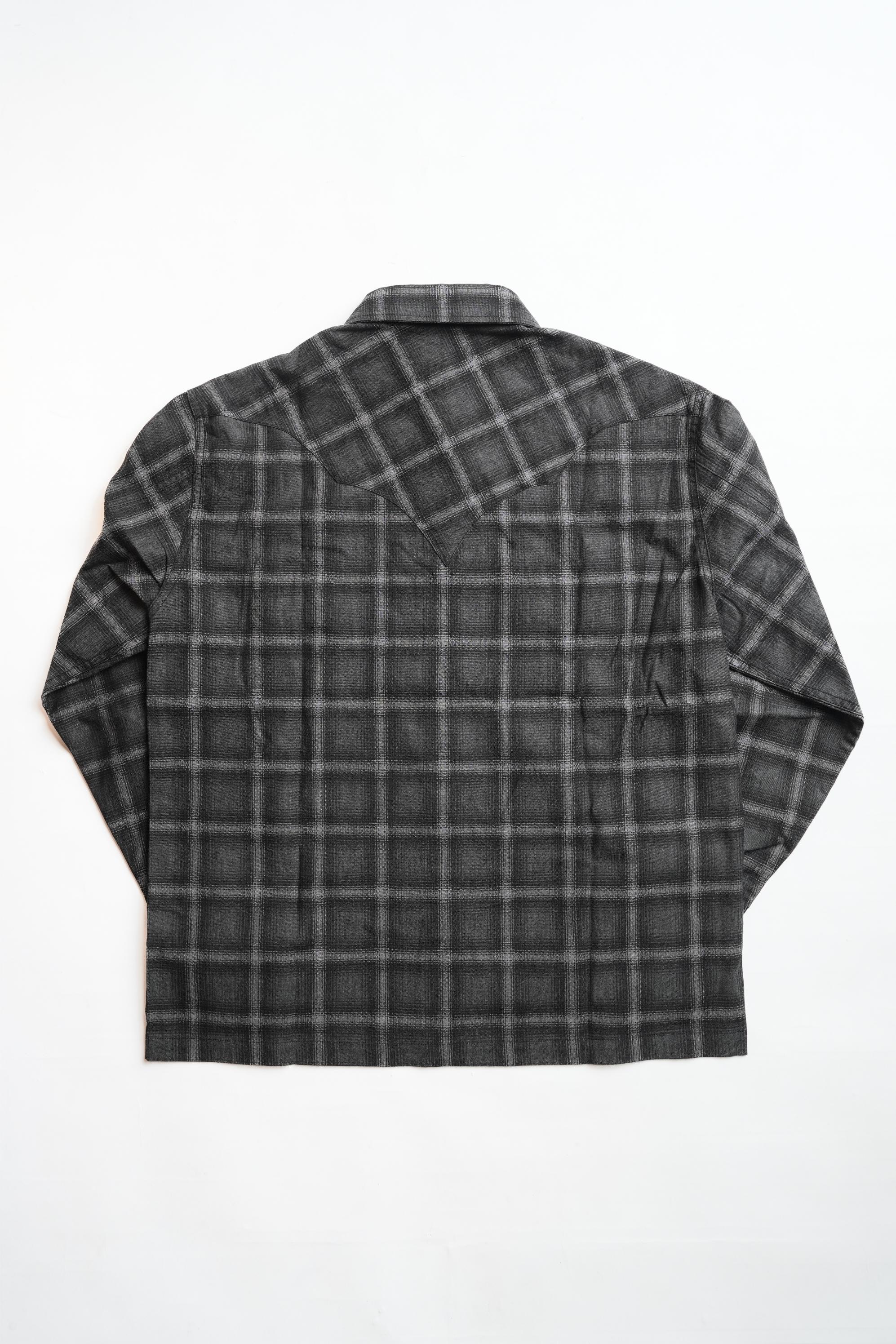 Mod Western Shirt - Printed Black JP Chambray