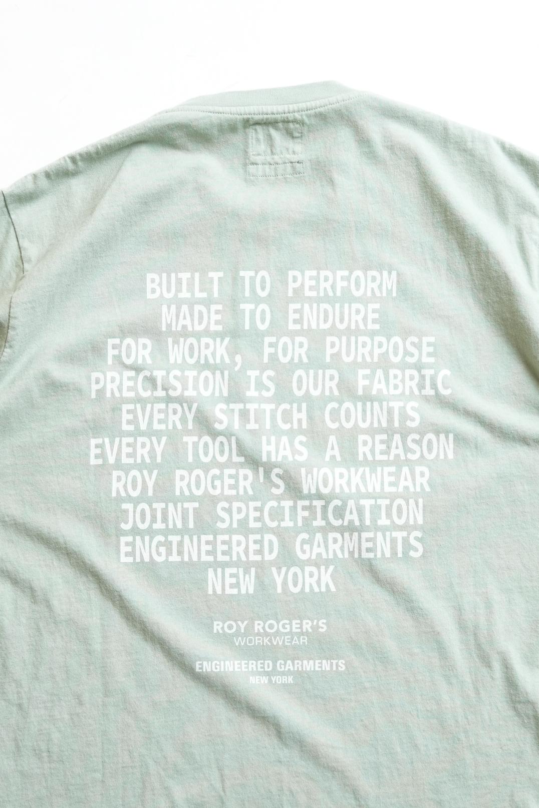 T-Shirt R.R.WORKWEAR x E.G. Jersey . - Sage
