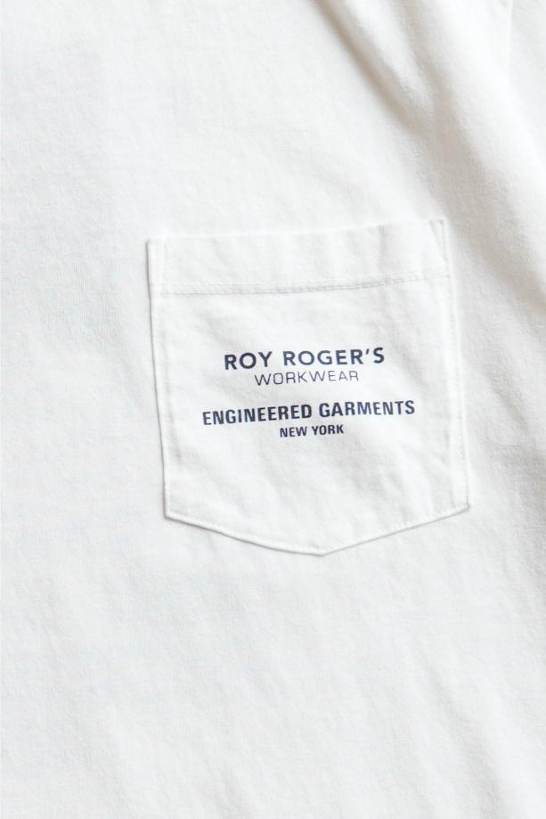 T-Shirt R.R.WORKWEAR x E.G. Jersey . - Off White