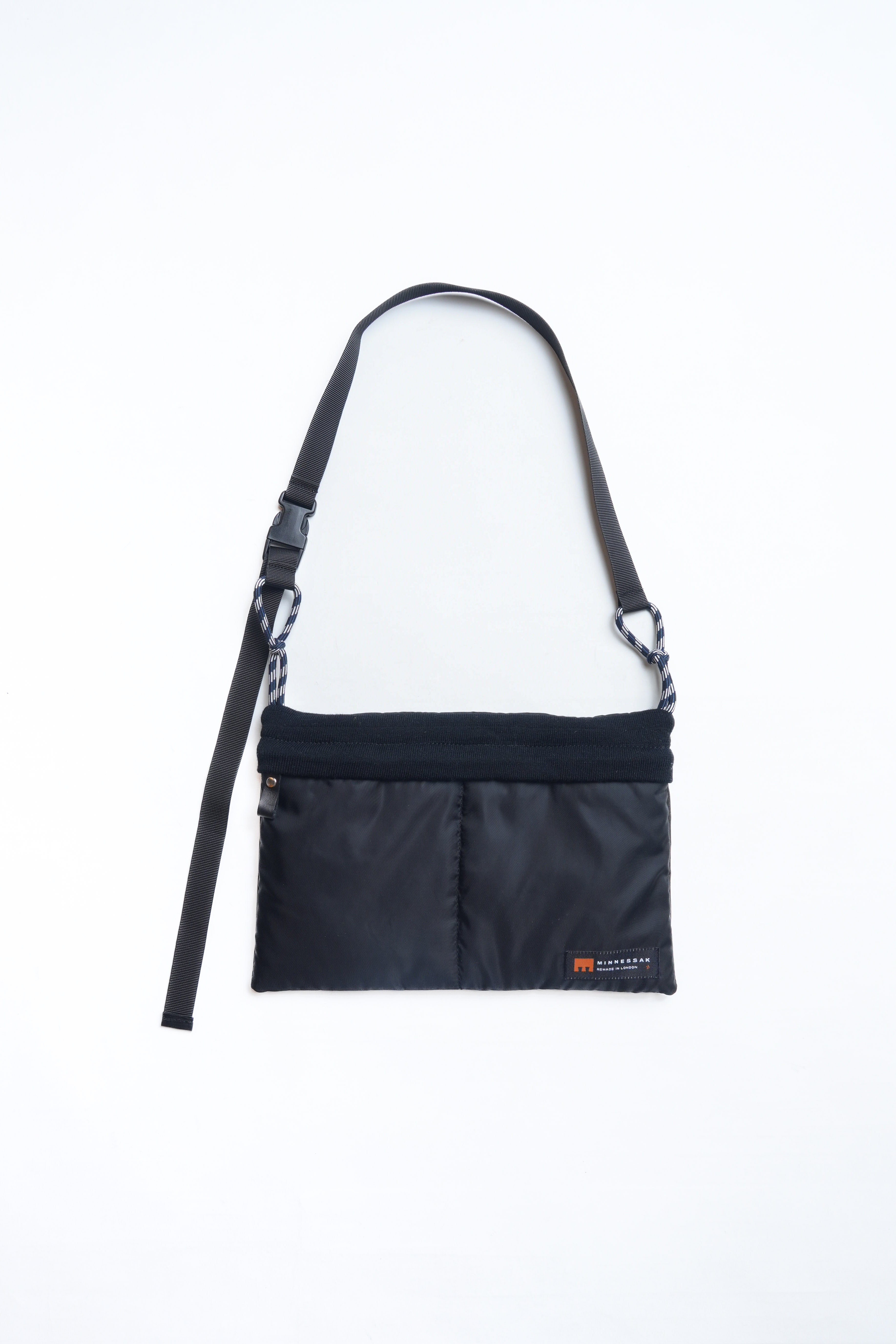 CORD CROSS (MEDIUM) - BLACK
