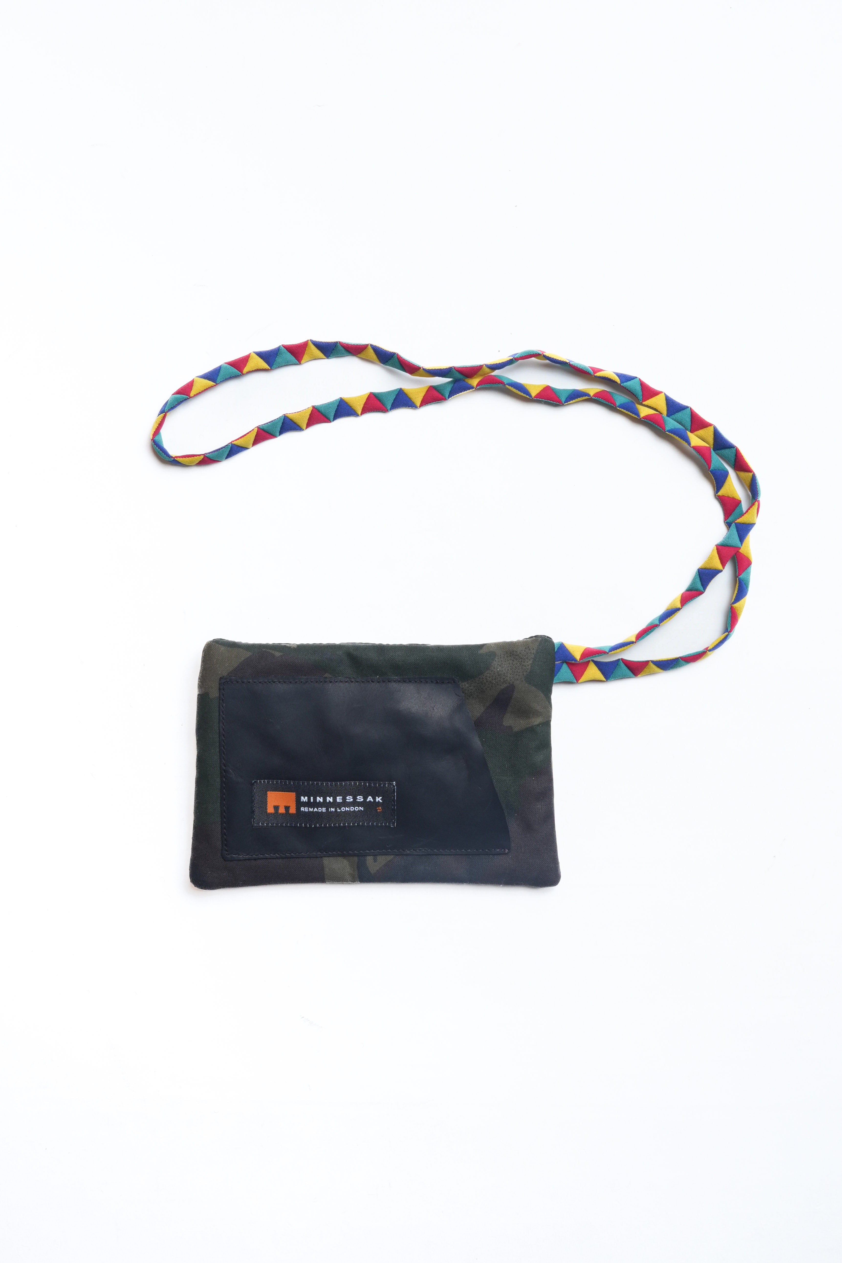 NECK TIE C - FLAT CORD - PERF BROWN/CAMO