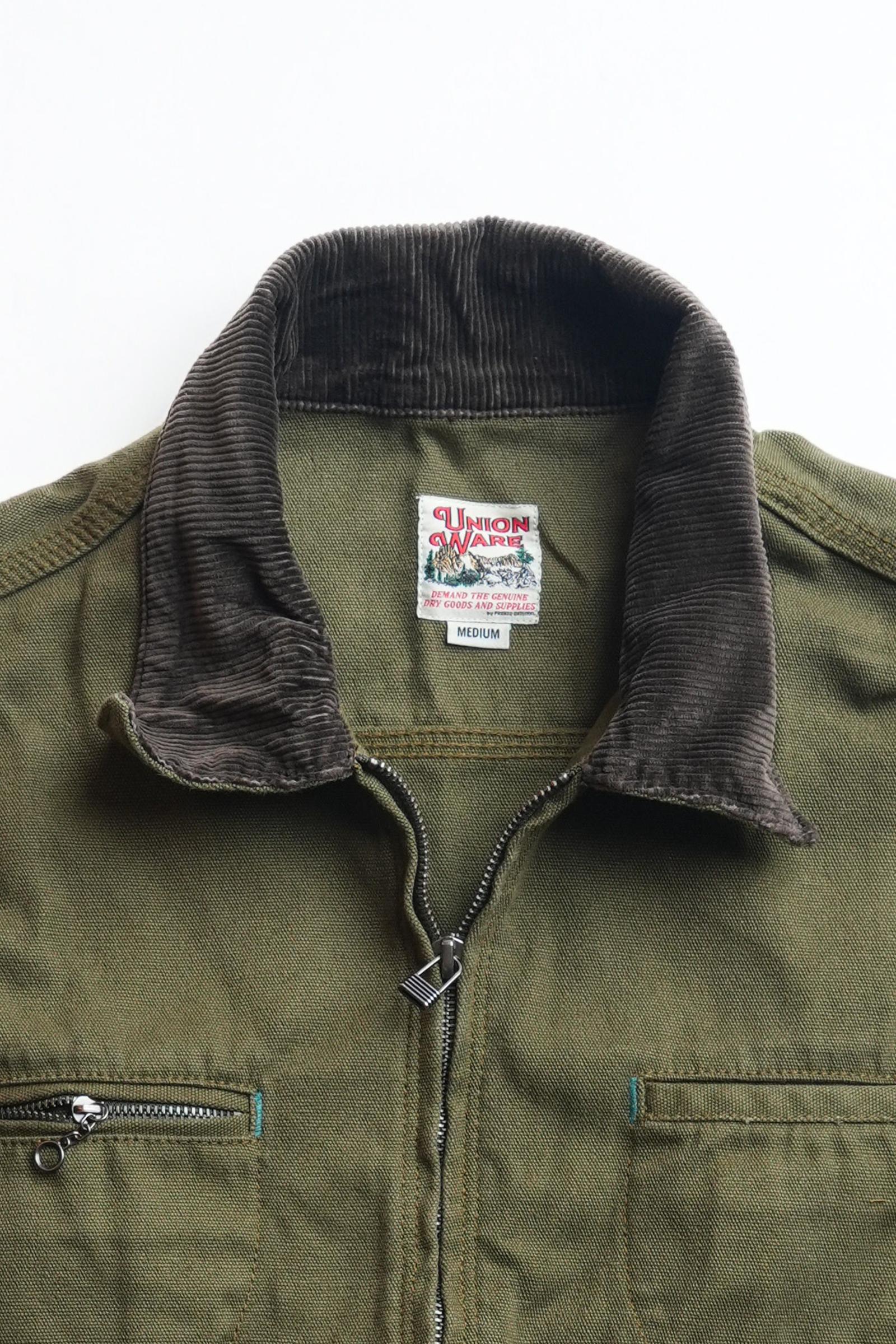 BARN JACKET - Olive Canvas