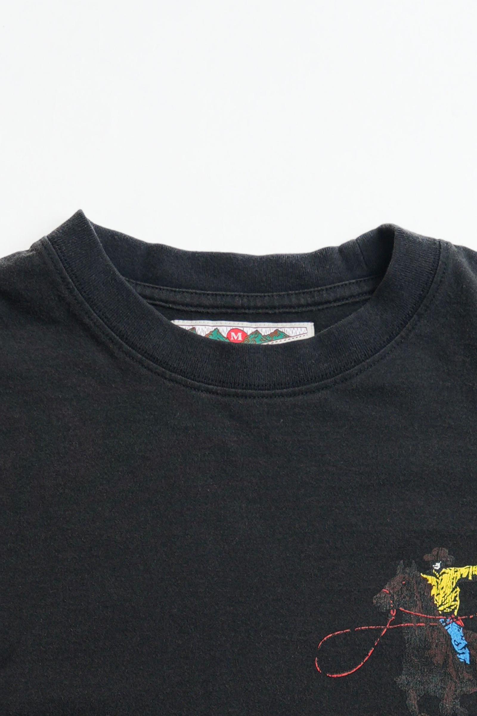 West Riders L/S Tee - Washed Black