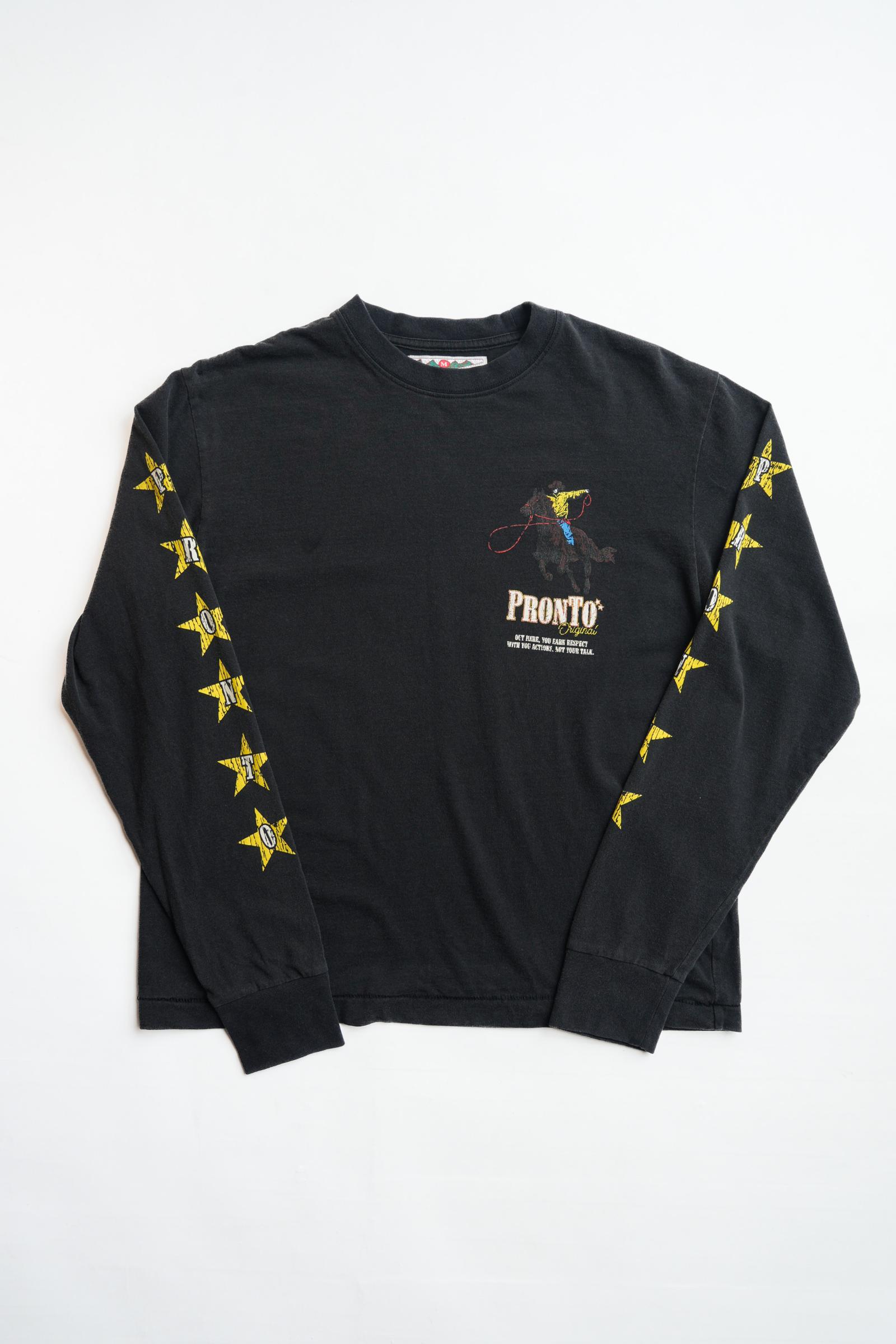 West Riders L/S Tee - Washed Black