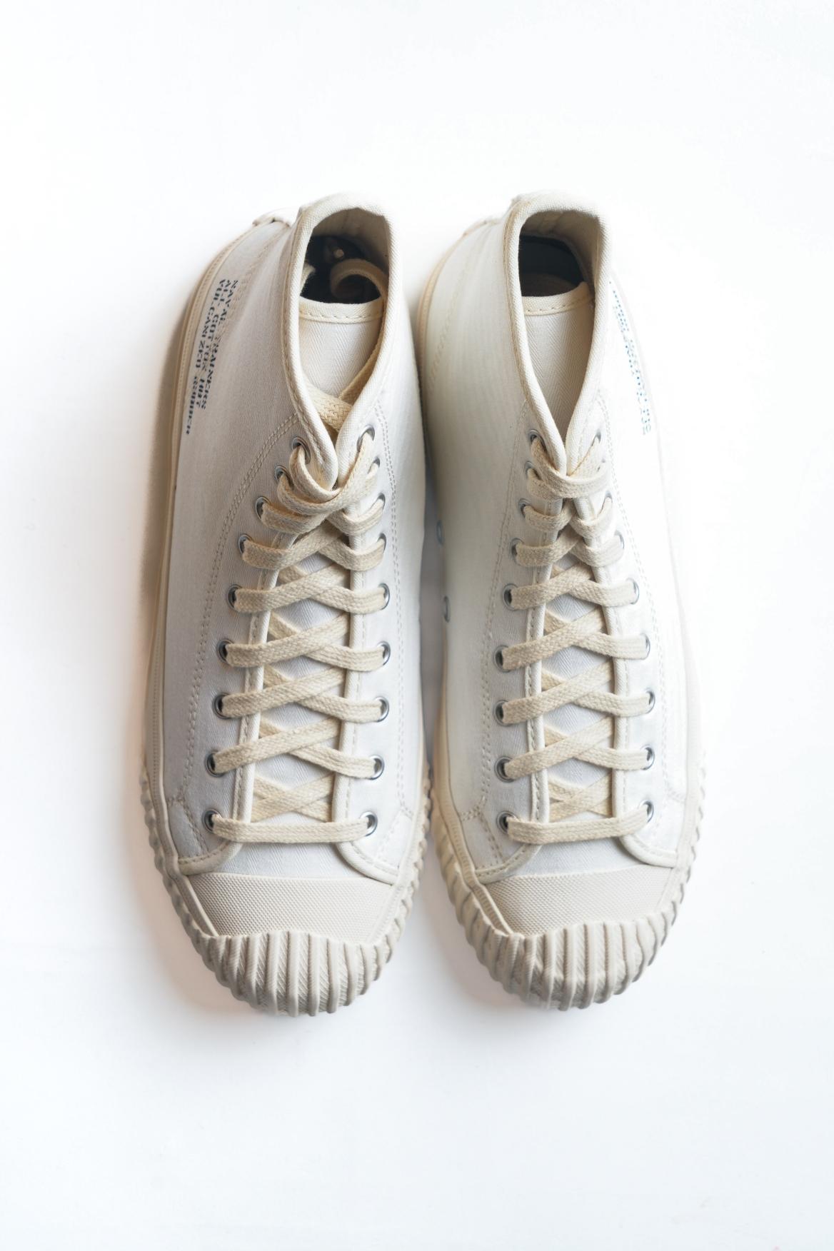 NAVAL TRAINERS HI TOP - NATURAL HBT