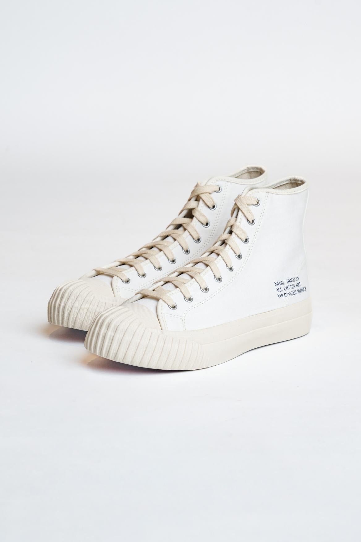NAVAL TRAINERS HI TOP - NATURAL HBT