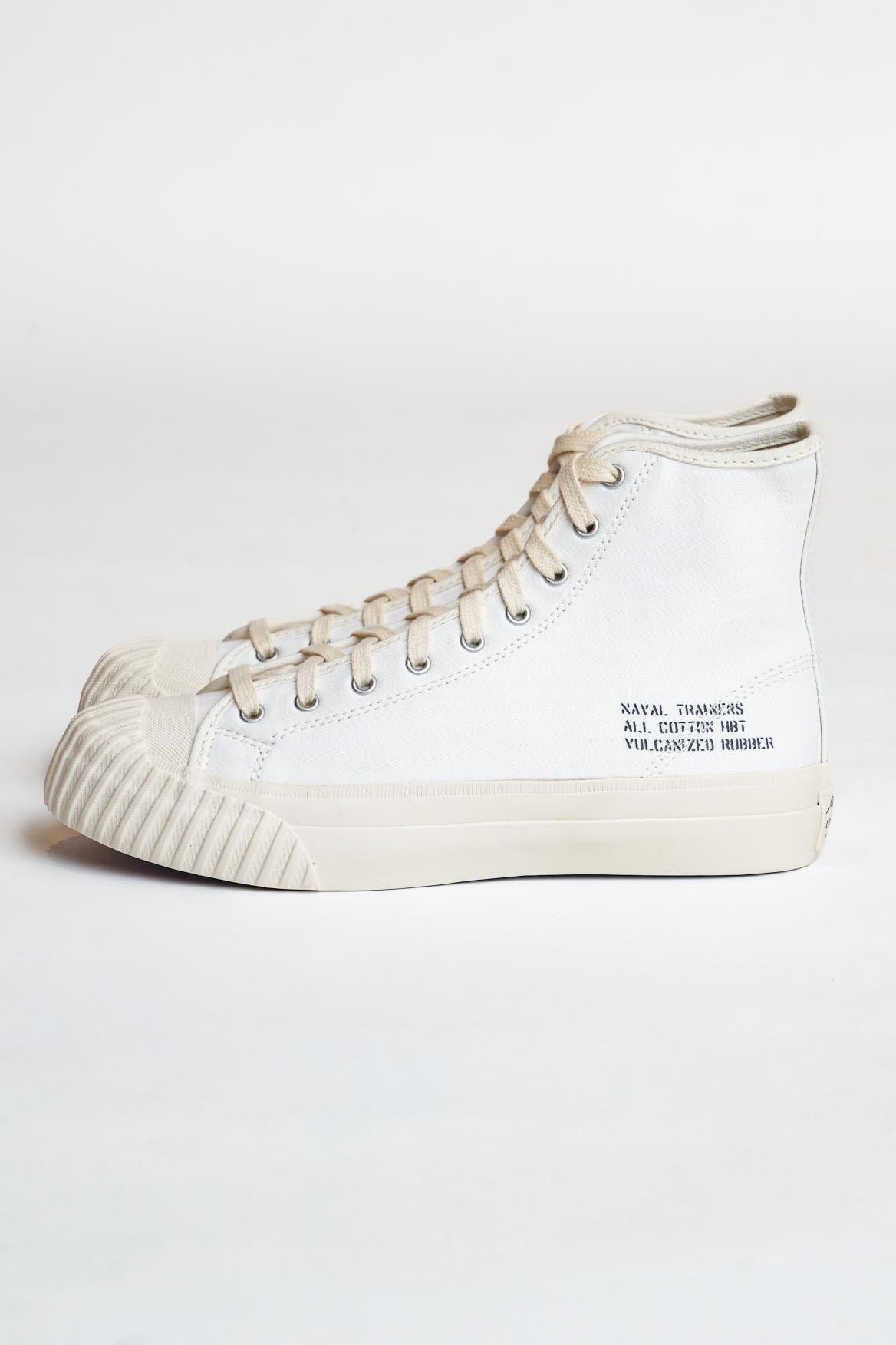 NAVAL TRAINERS HI TOP - NATURAL HBT
