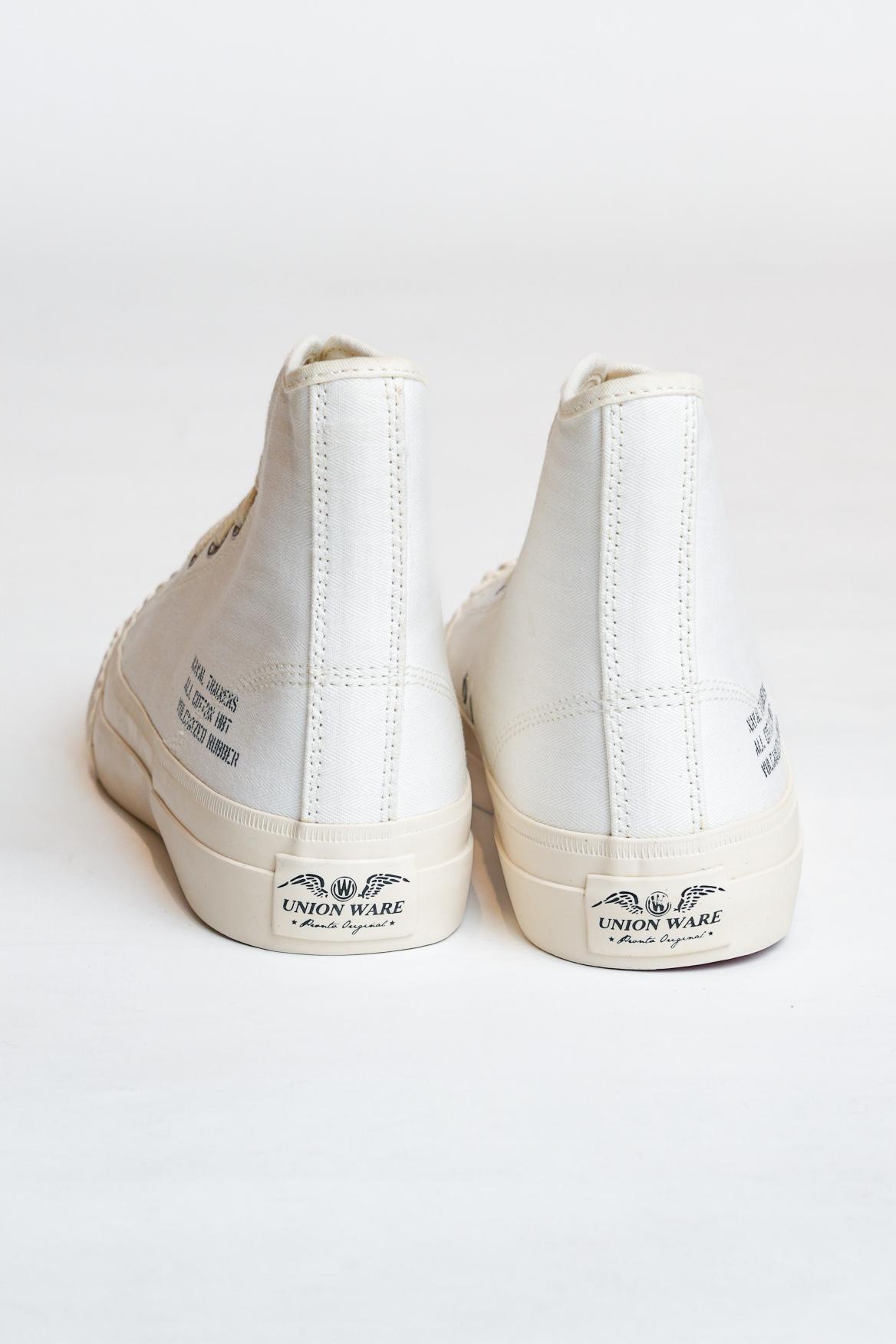 NAVAL TRAINERS HI TOP - NATURAL HBT