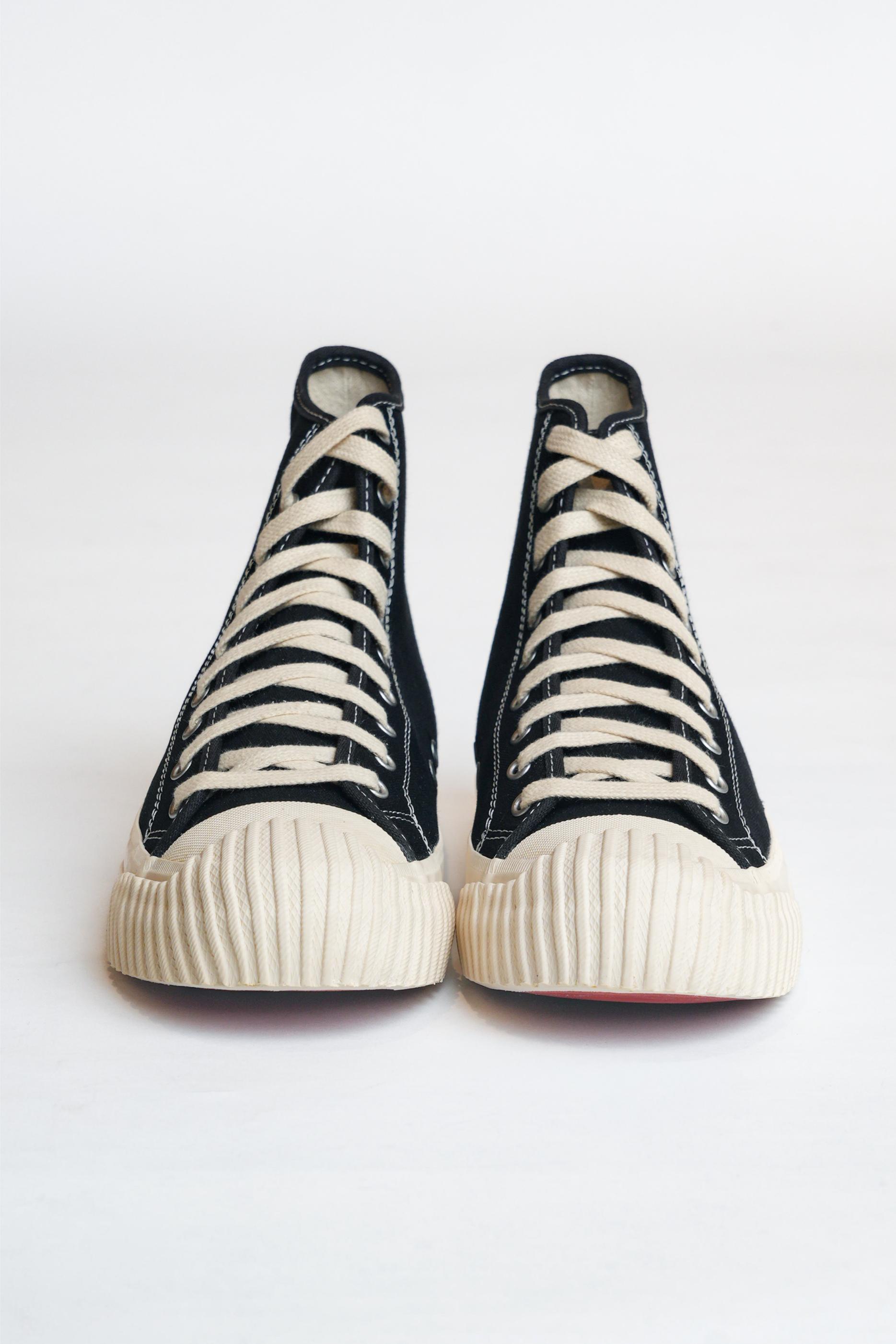 NAVAL TRAINERS HI TOP - BLACK HBT