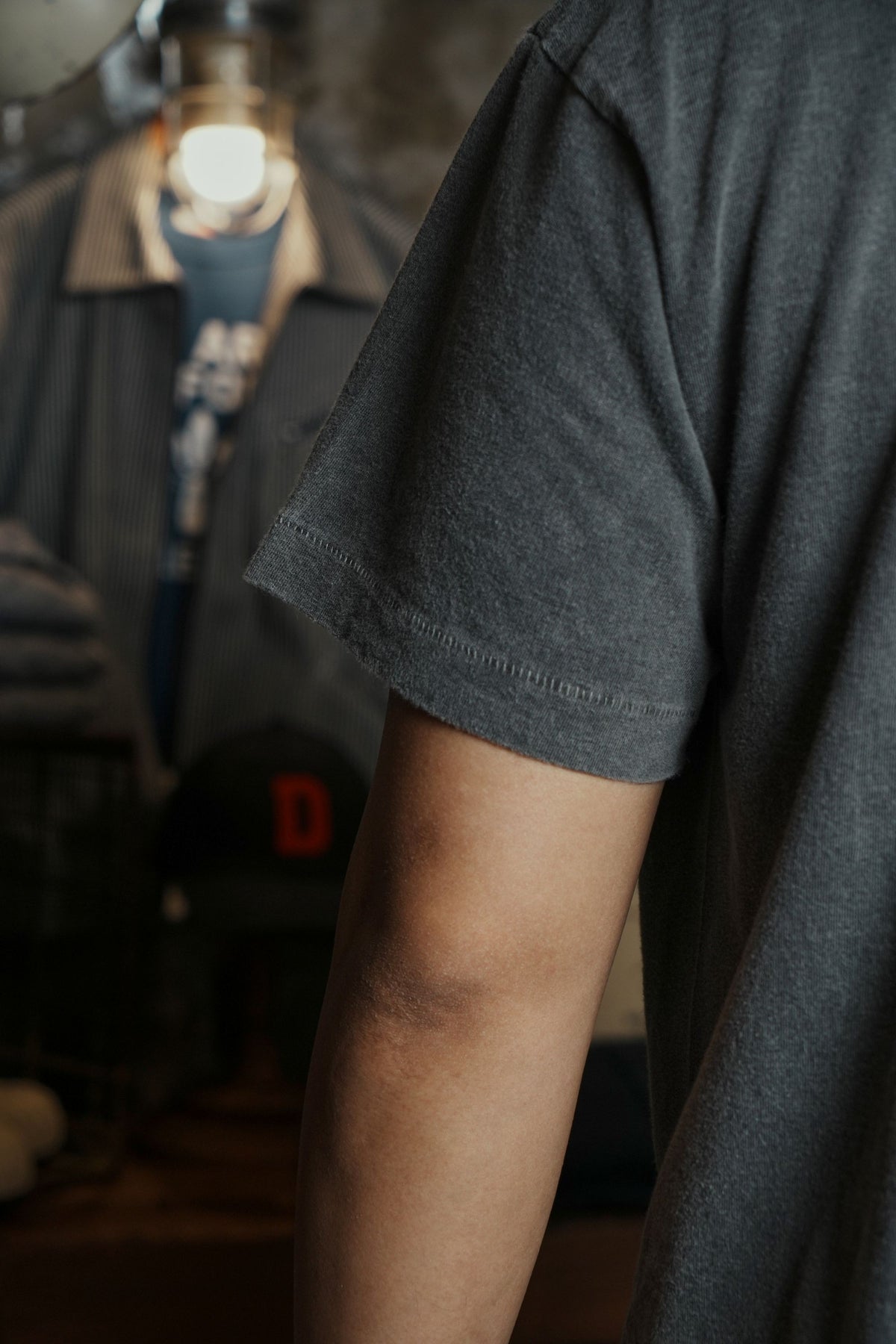 DAILY POCKET TEE S/S - Washed Black