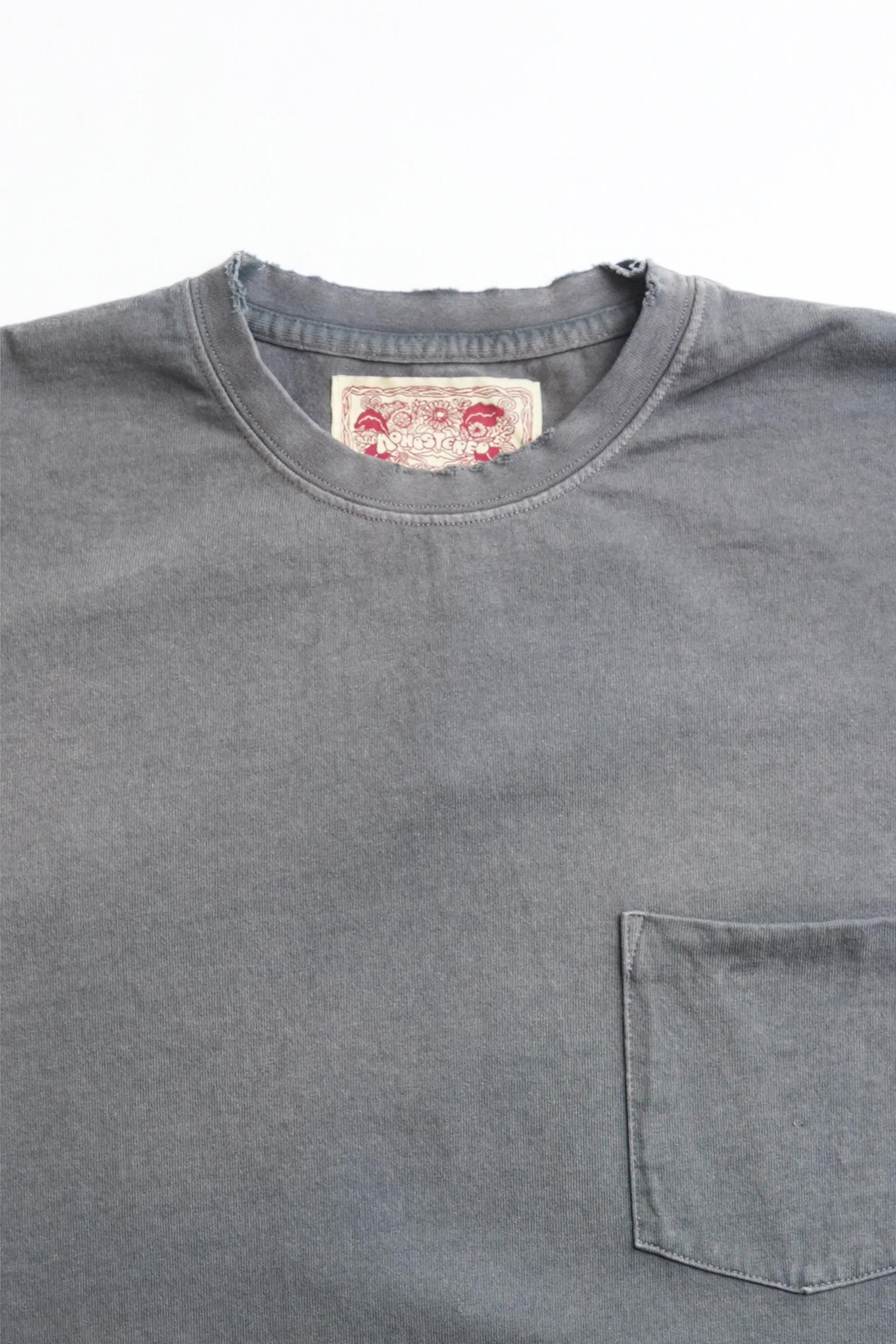 PST WORKIN TEE - WASHED BLACK