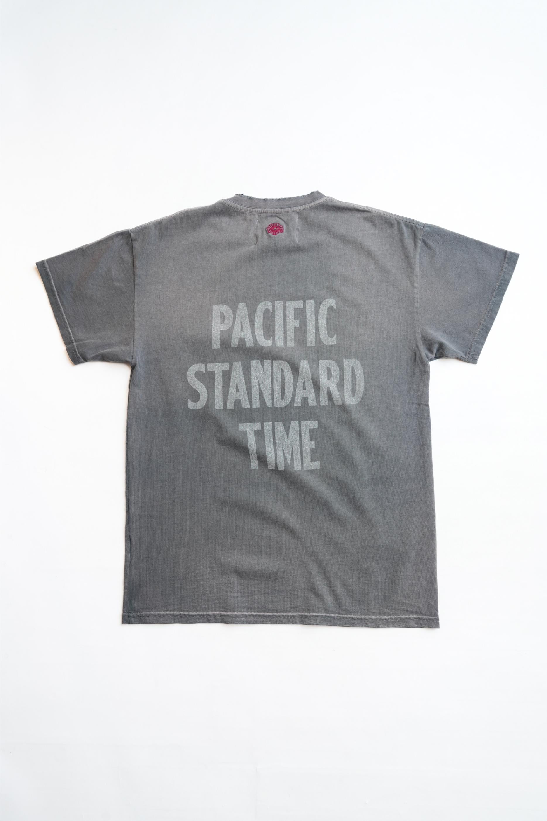 PST WORKIN TEE - WASHED BLACK