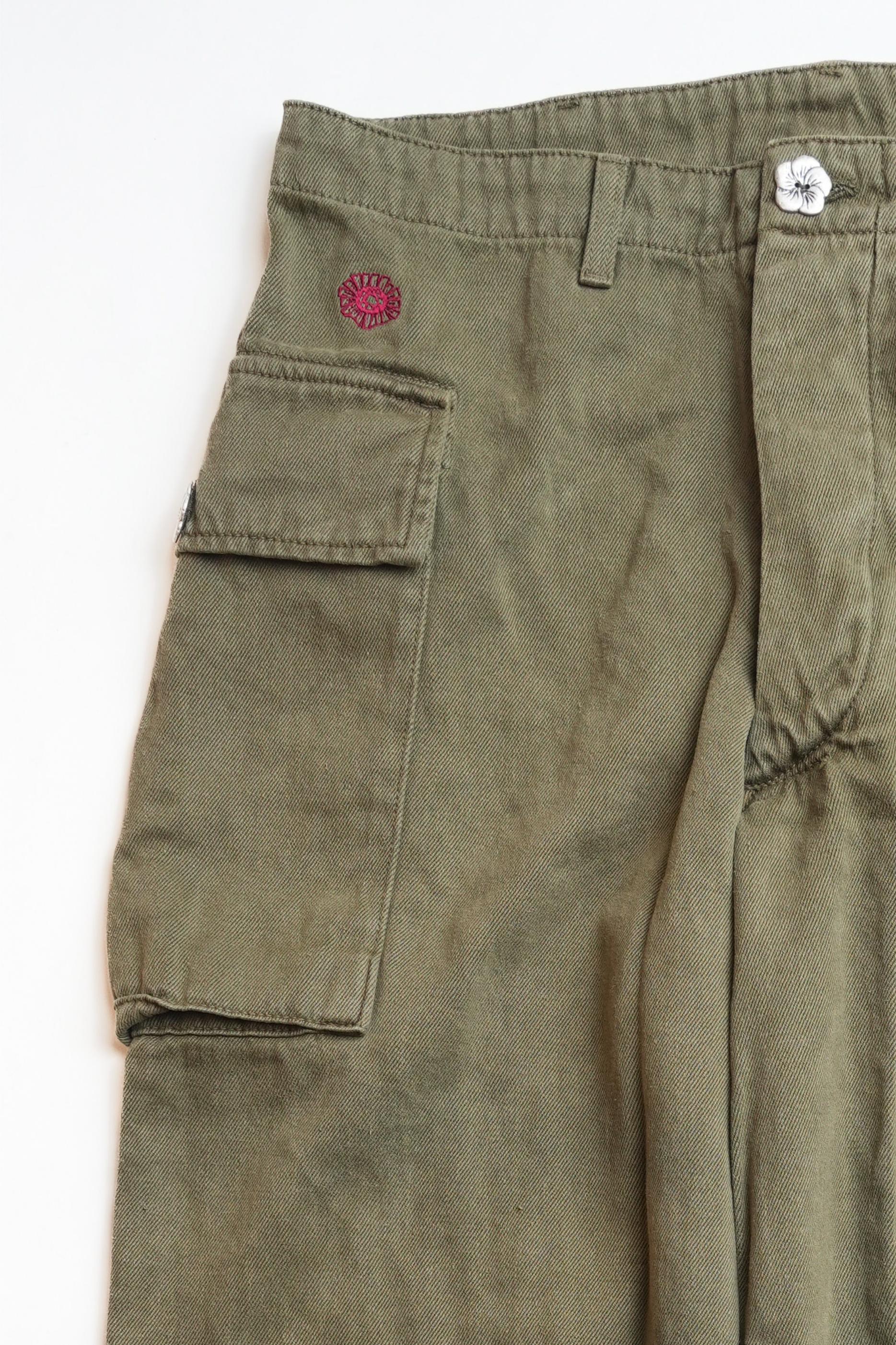 SIDE PATCH POCKET MILITARY PANT - SWAMP