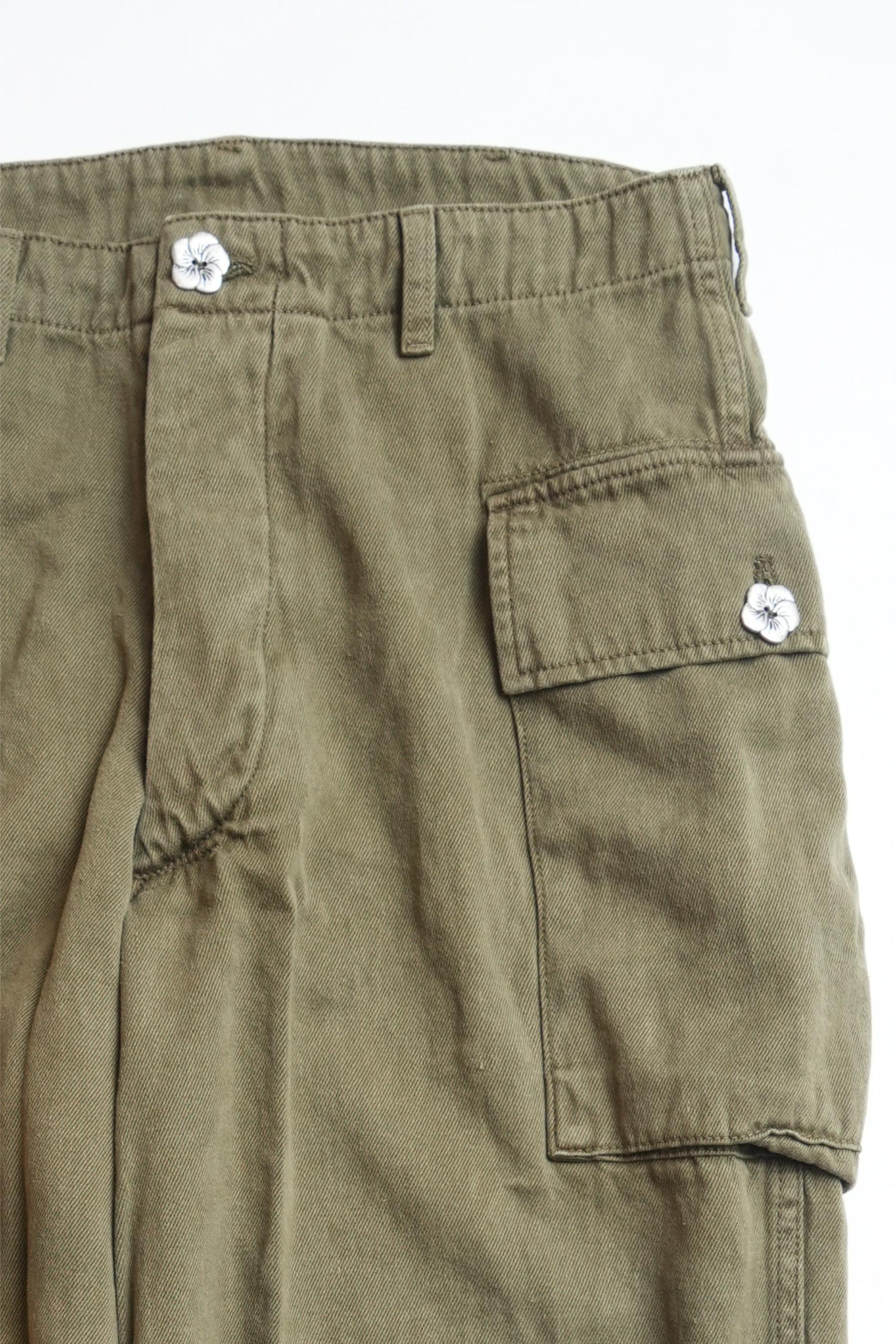 SIDE PATCH POCKET MILITARY PANT - SWAMP