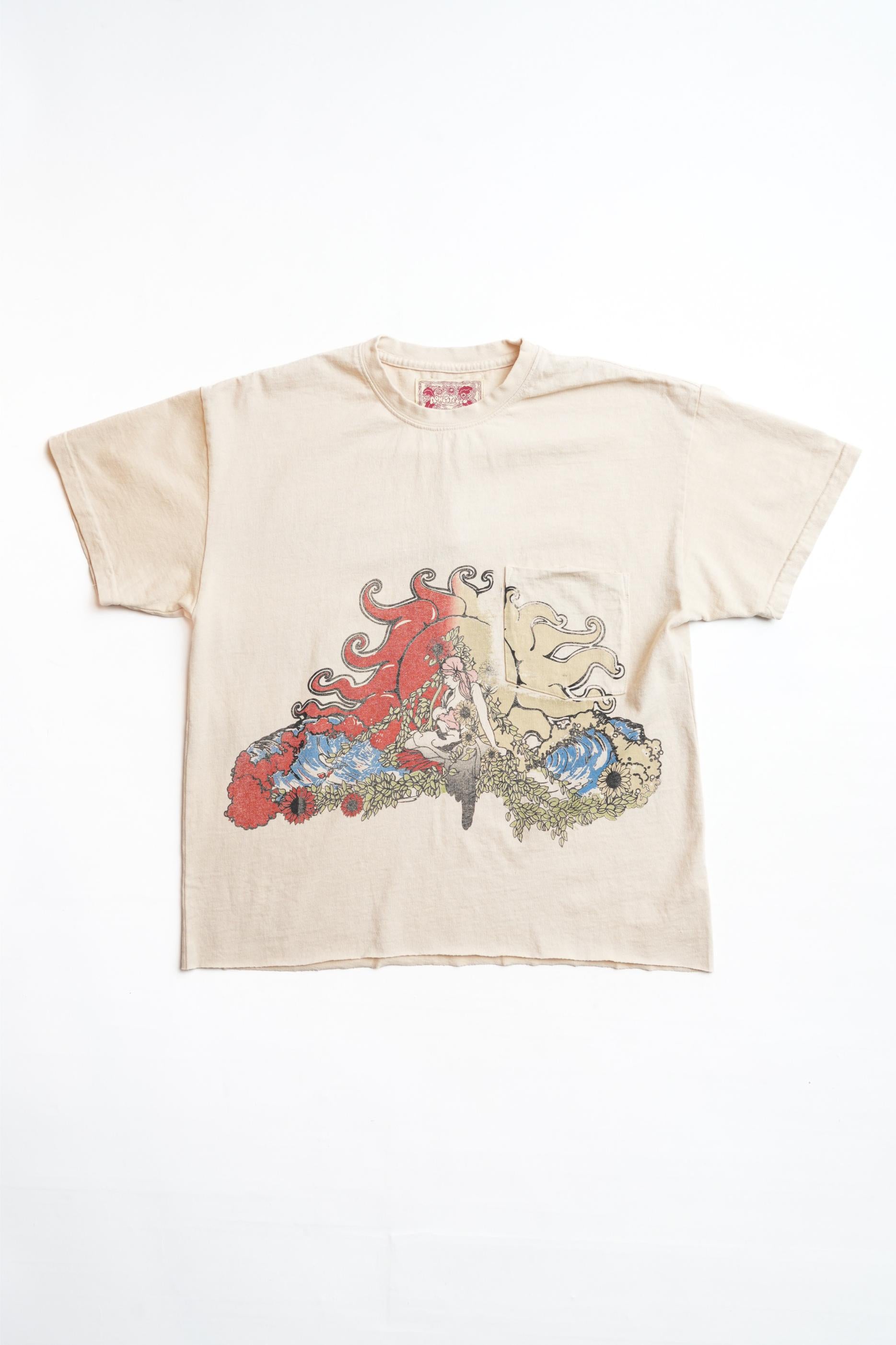 EARTH GODDESS WORKIN TEE RAW - NATURAL