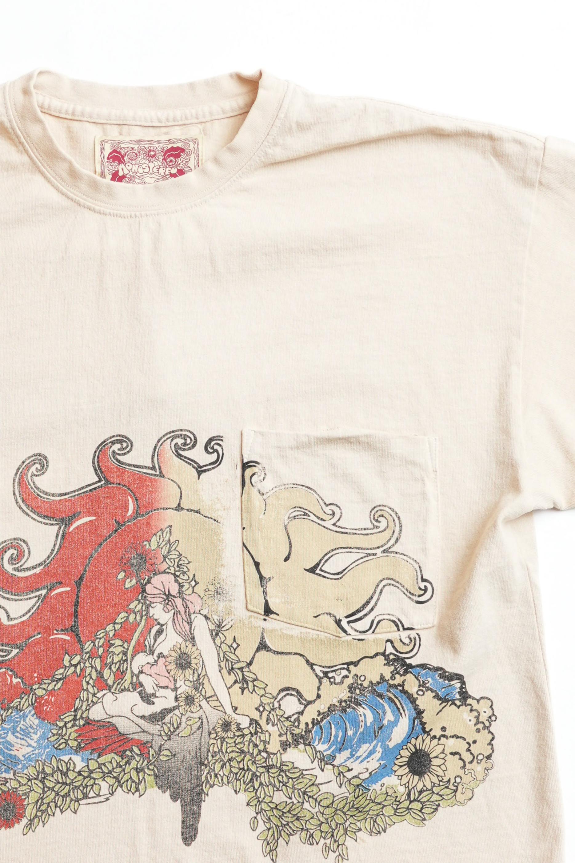 EARTH GODDESS WORKIN TEE RAW - NATURAL