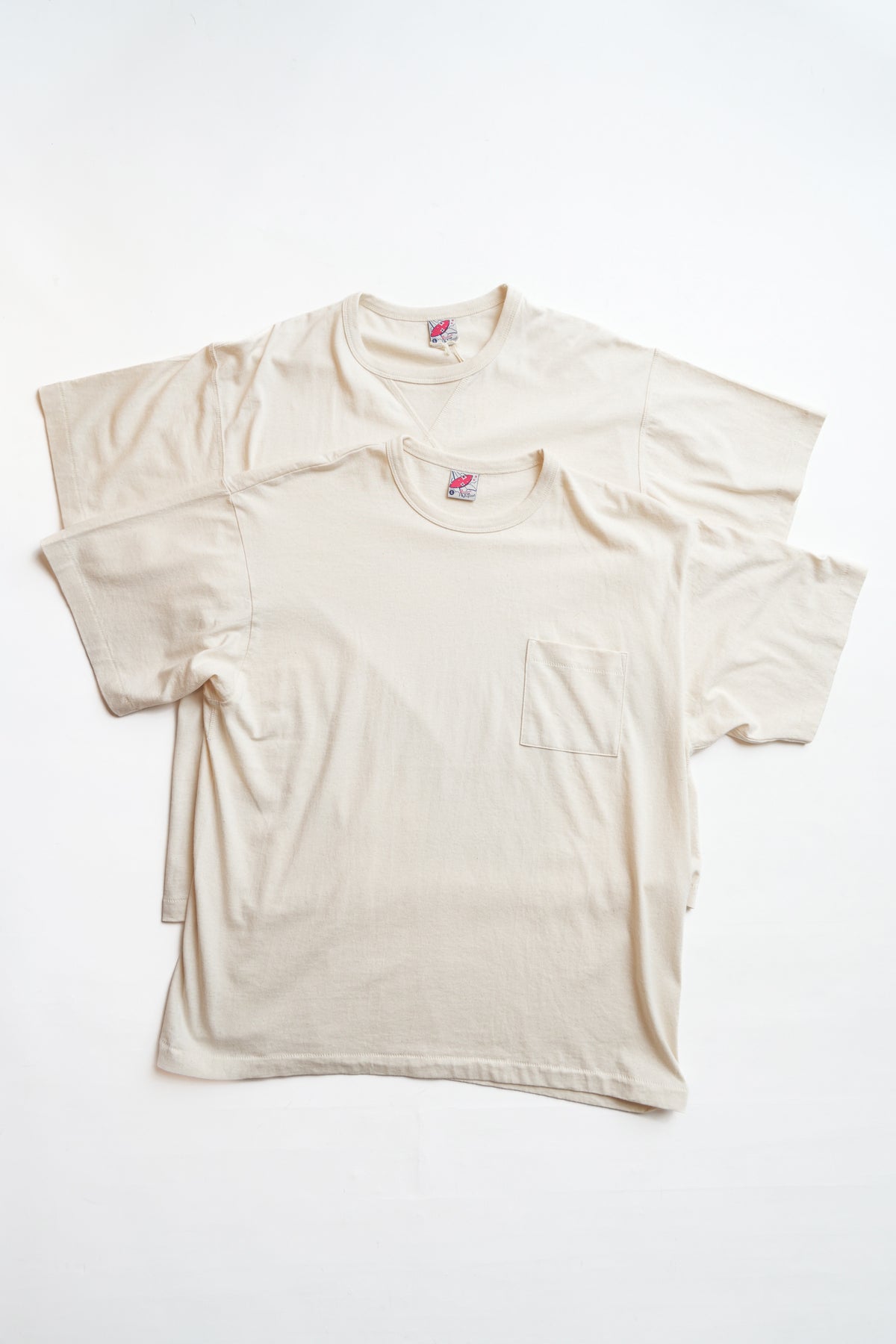 2Pack Athletic Tee - Natural