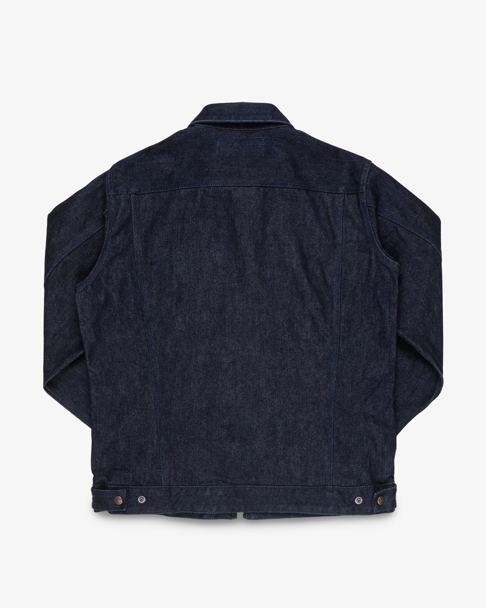 IHJ-122-IND 14oz BROKEN TWILL SELVEDGE DENIM WORK JACKET - INDIGO