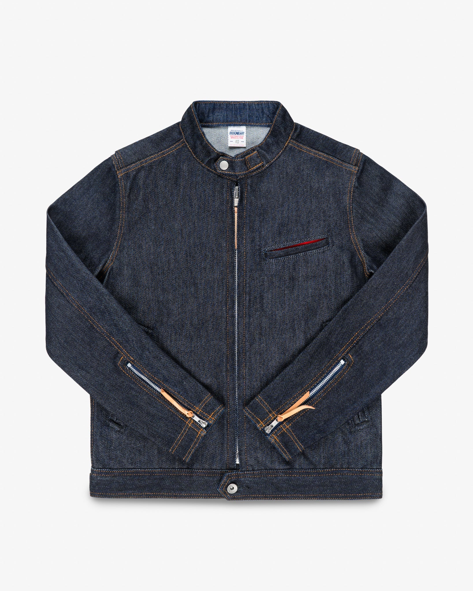 IH-527J 21oz DENIM RIDER'S JACKET - INDIGO