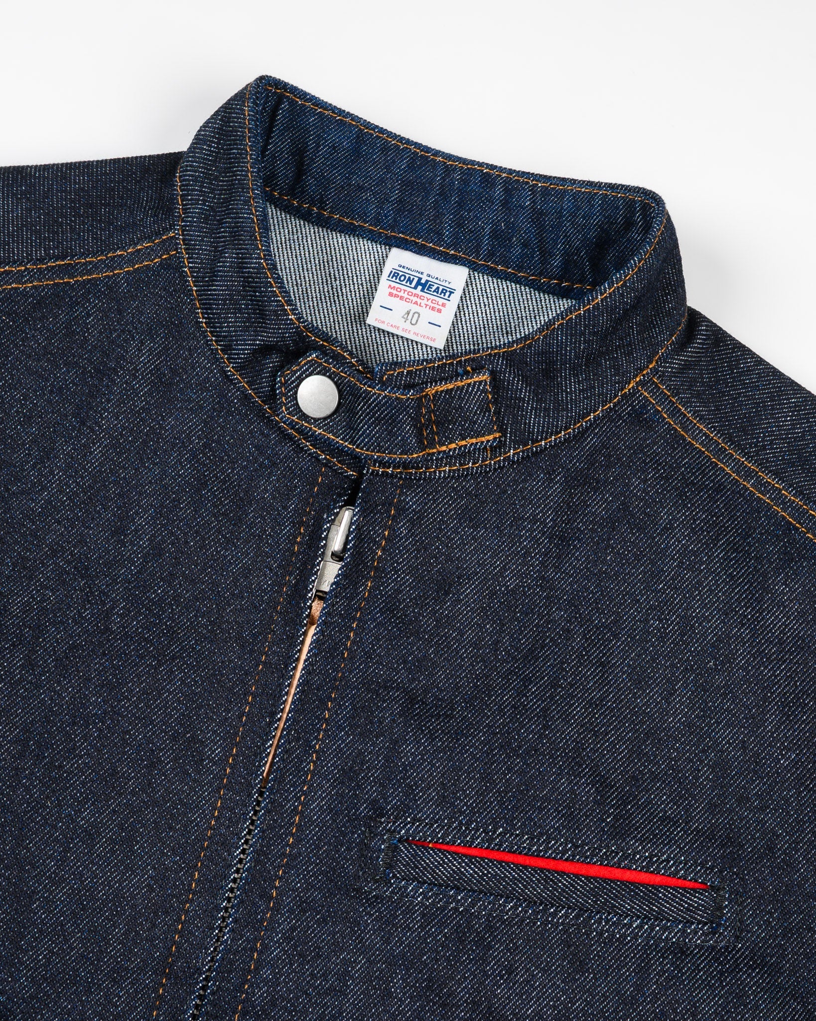 IH-527J 21oz DENIM RIDER'S JACKET - INDIGO
