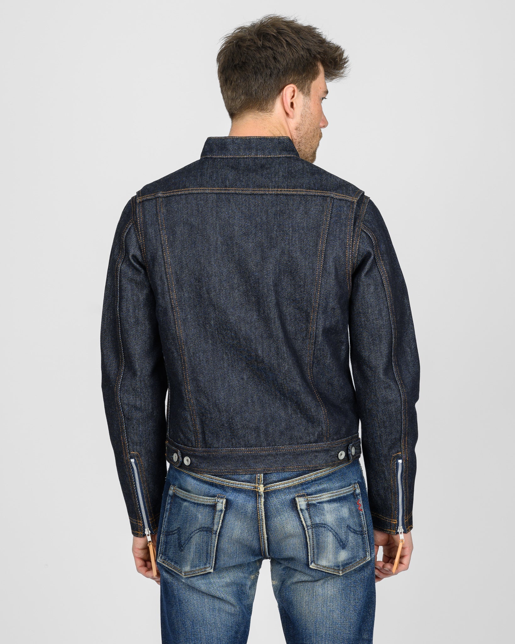 IH-527J 21oz DENIM RIDER'S JACKET - INDIGO
