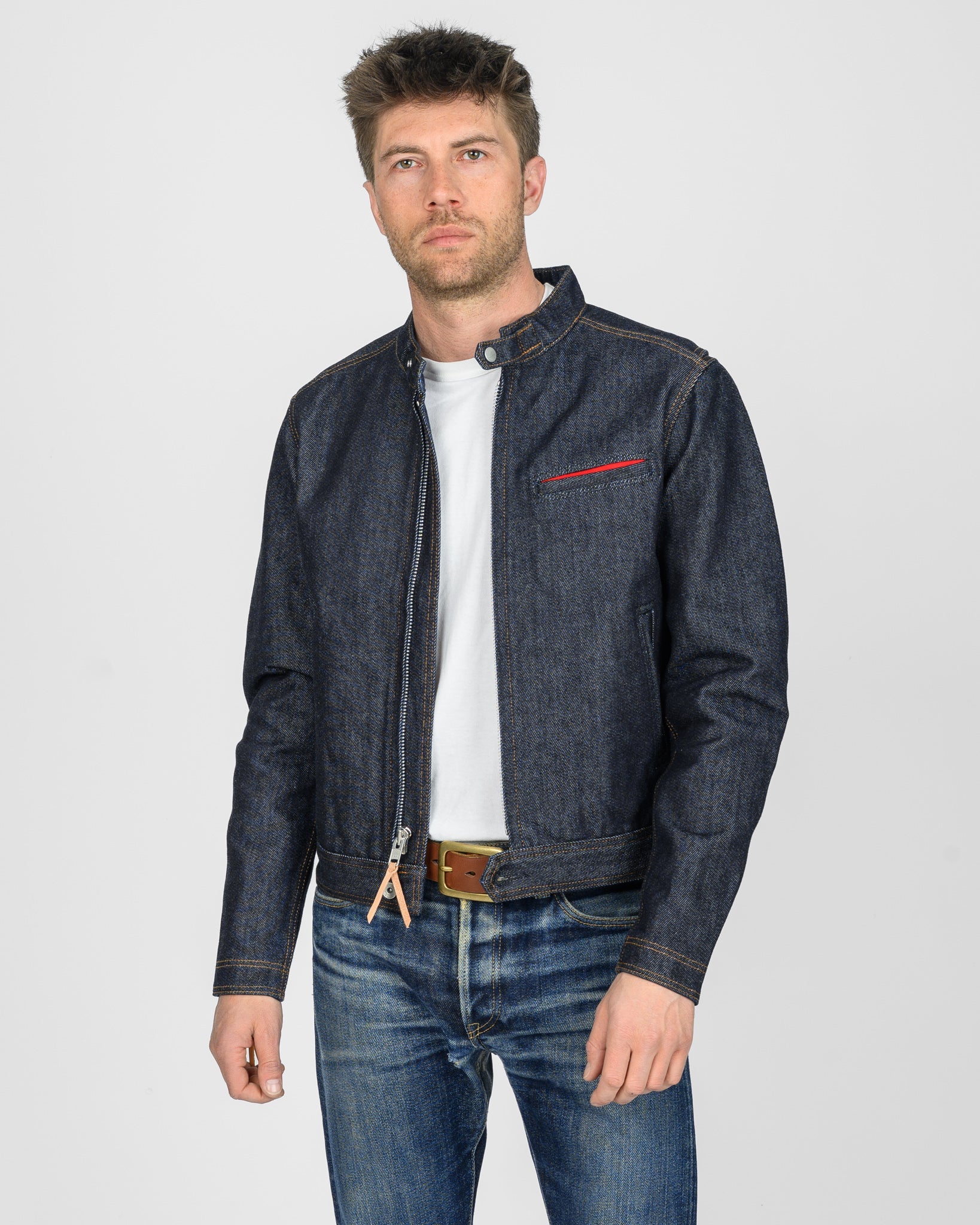 IH-527J 21oz DENIM RIDER'S JACKET - INDIGO
