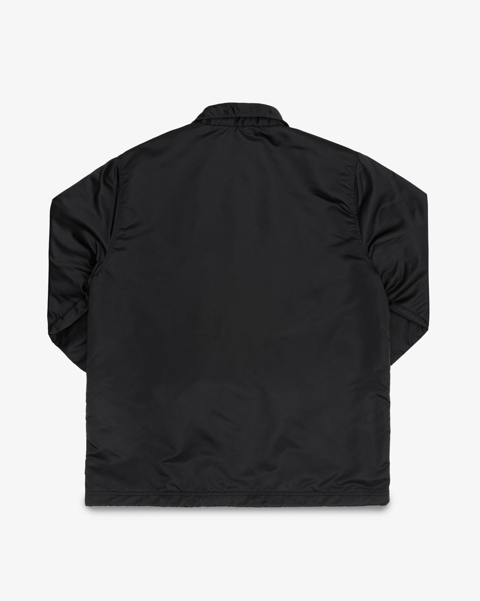 IHJ-160-BLK 4.8oz NYLON COACH JACKET - BLACK