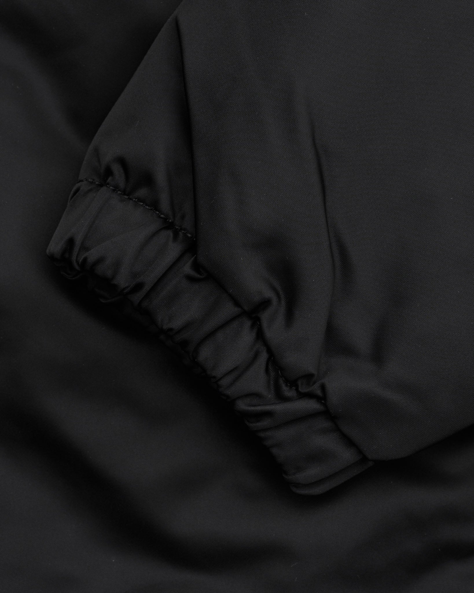 IHJ-160-BLK 4.8oz NYLON COACH JACKET - BLACK