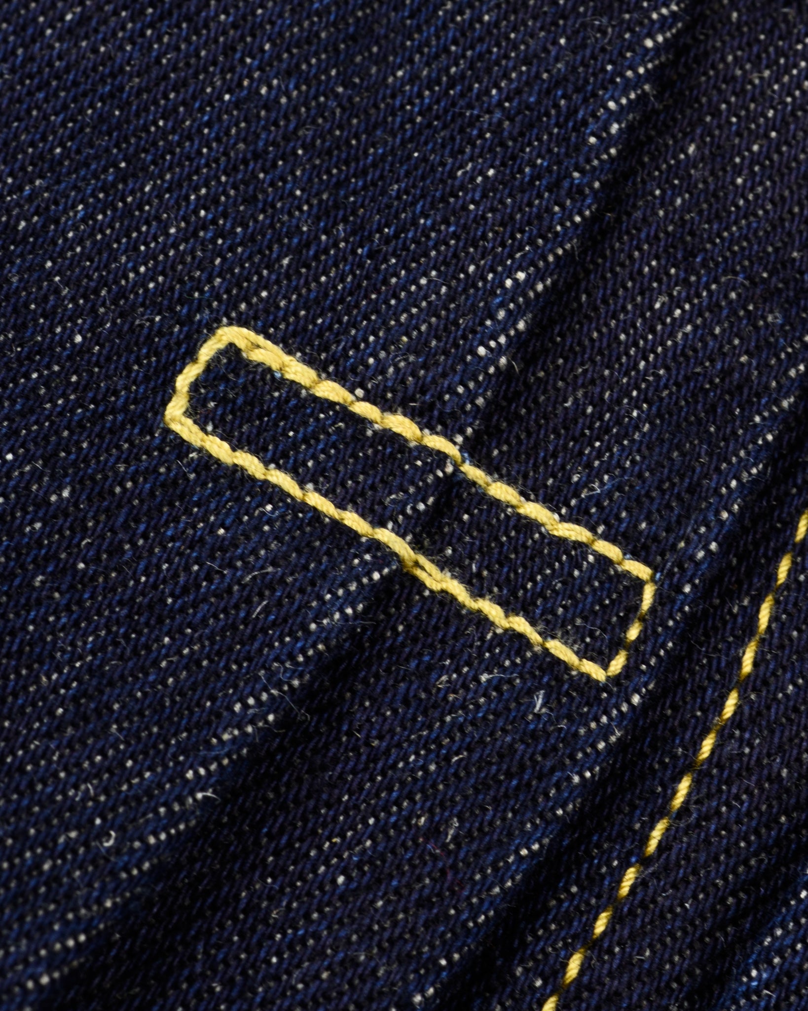 IHJ-163-IND 14oz COTTON/LINEN DENIM TYPE II JACKET - INDIGO