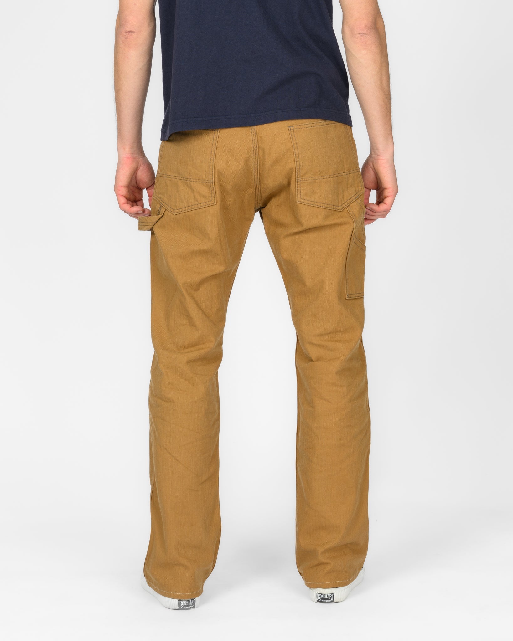 IH-831-BRN 10oz HERRINGBONE PAINTER’S PANTS - BROWN