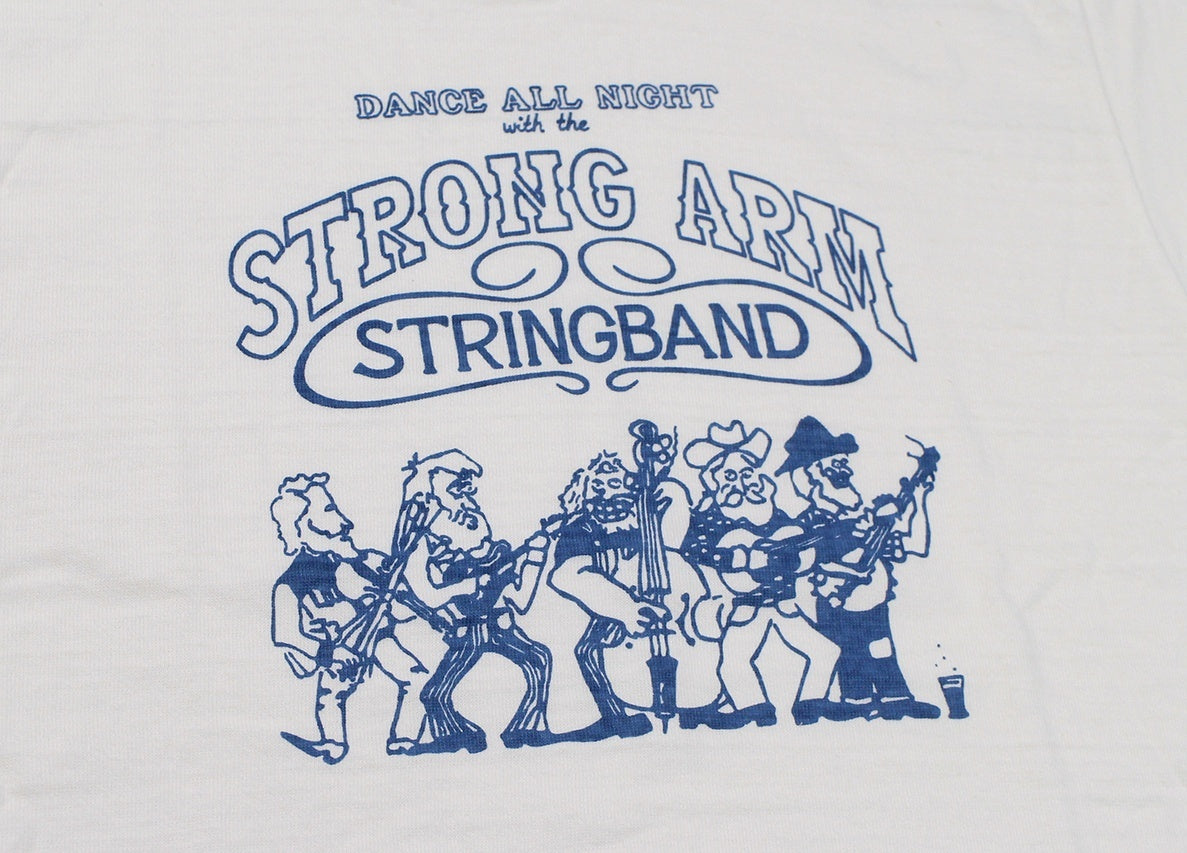 JG-CS06 STRONG ARM STRING BAND T-SHIRTS - OFF WHITE