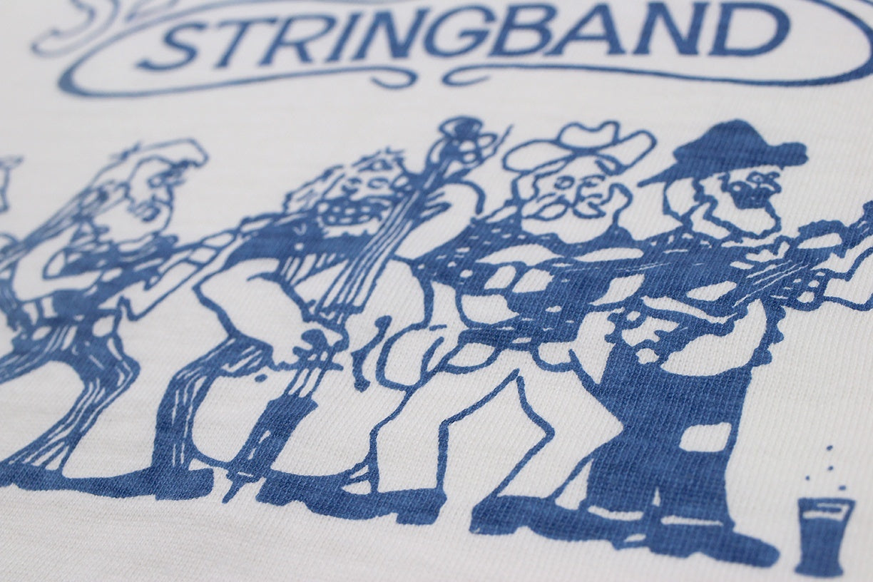 JG-CS06 STRONG ARM STRING BAND T-SHIRTS - OFF WHITE