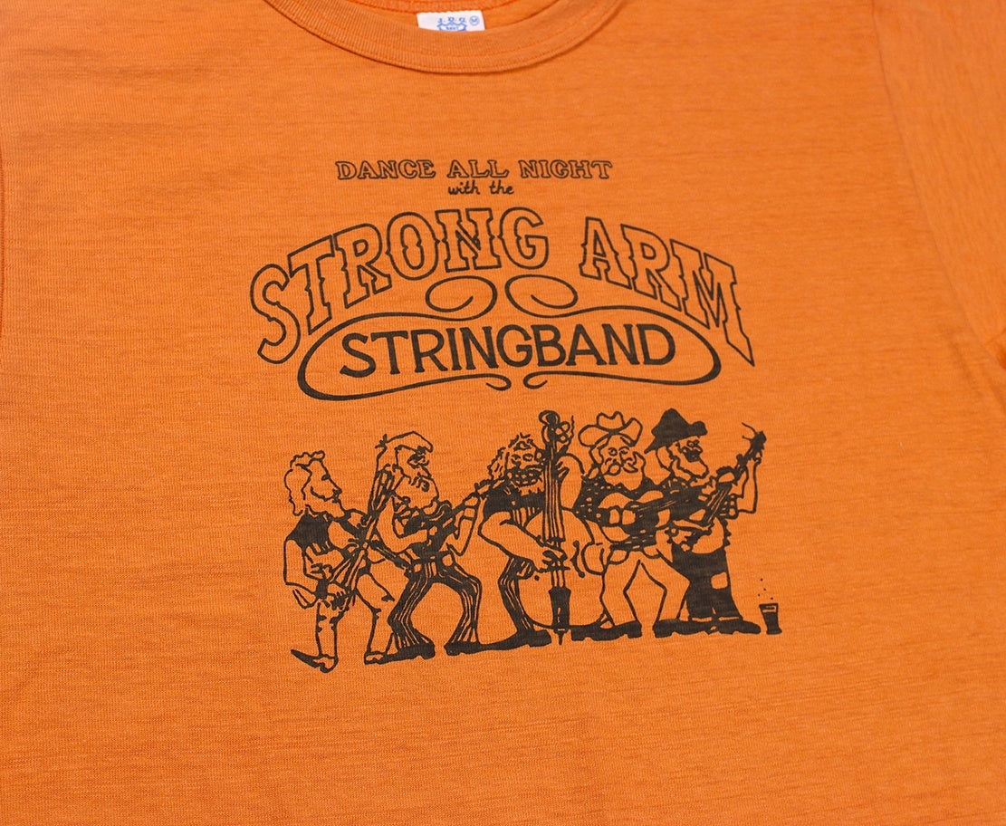 JG-CS06 STRONG ARM STRING BAND T-SHIRTS - ORANGE