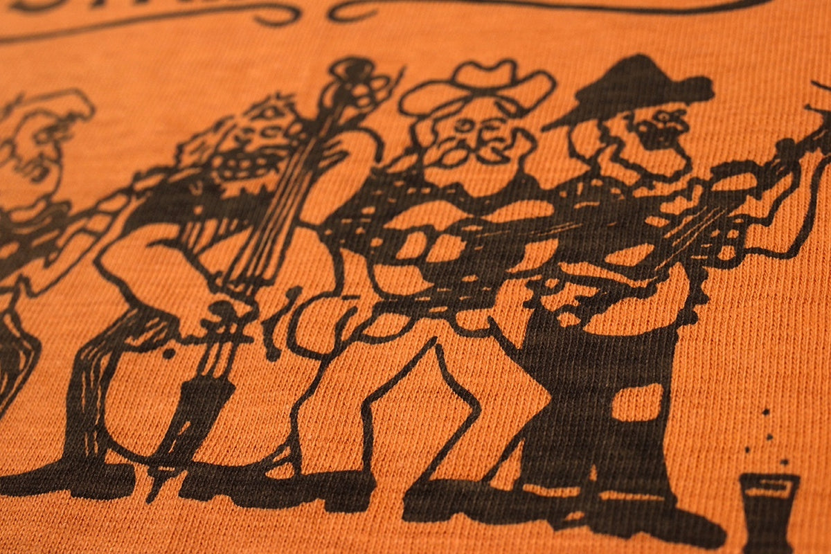 JG-CS06 STRONG ARM STRING BAND T-SHIRTS - ORANGE