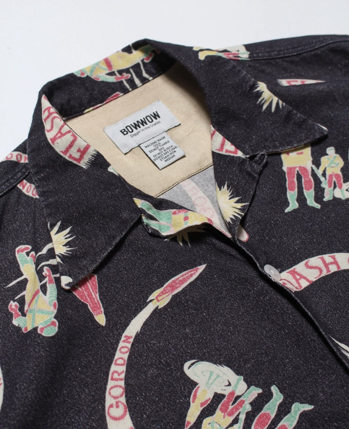SPACE AGE FLANNEL SHIRT - BLACK