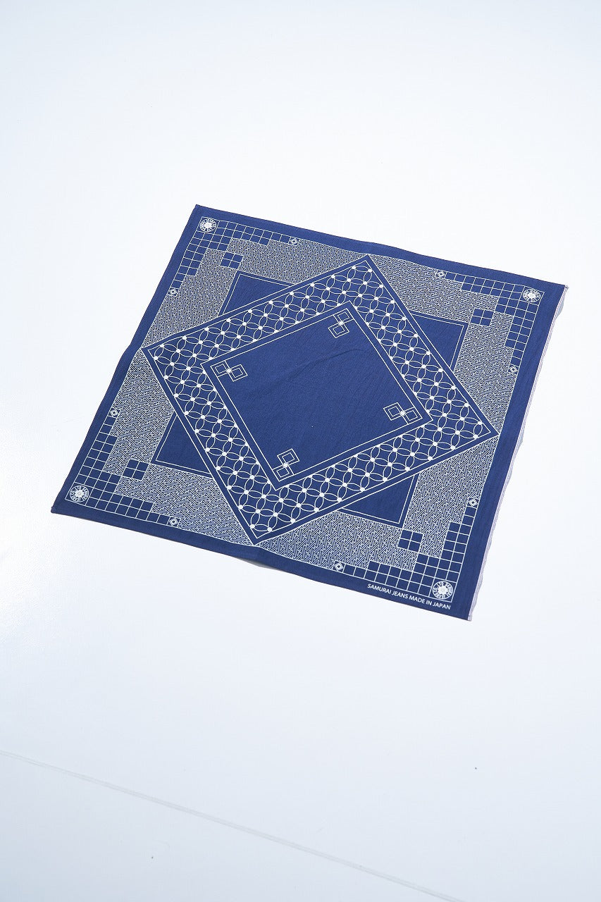 SJ-BANDANA-04 (Indigo Bandana) - INDIGO