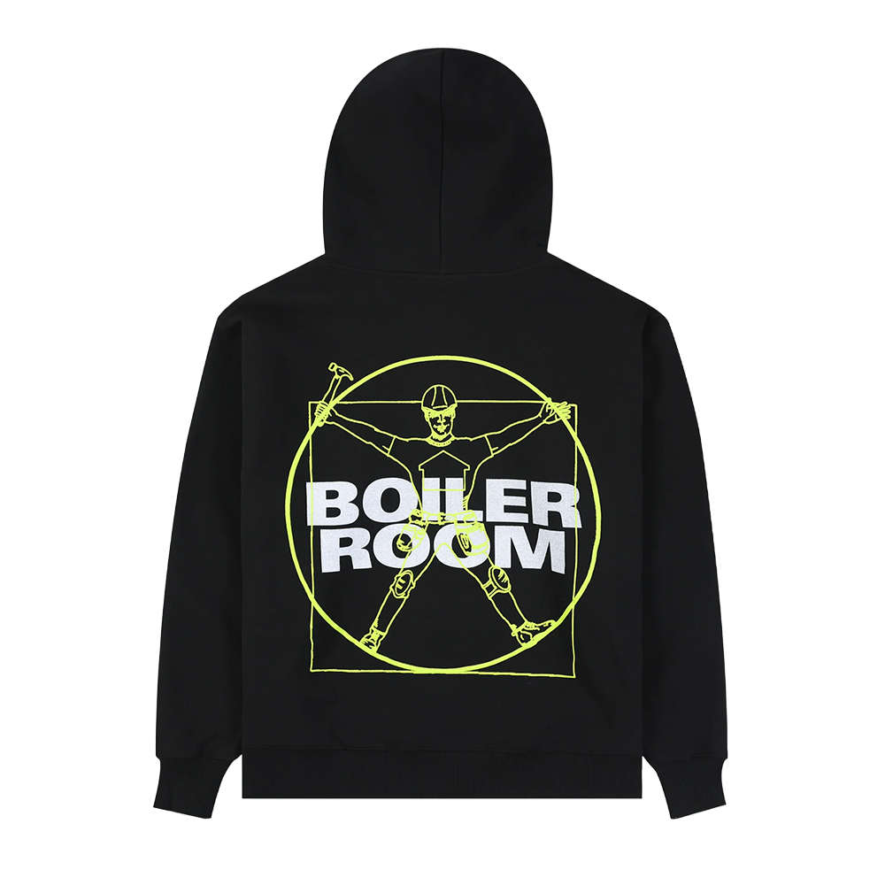 WORKMAN HOODIE - BLACK