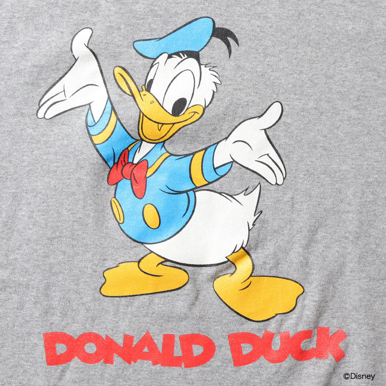 22285 DONALD PIGMENT PT RINGER TEE S/S - HEATHER GRAY