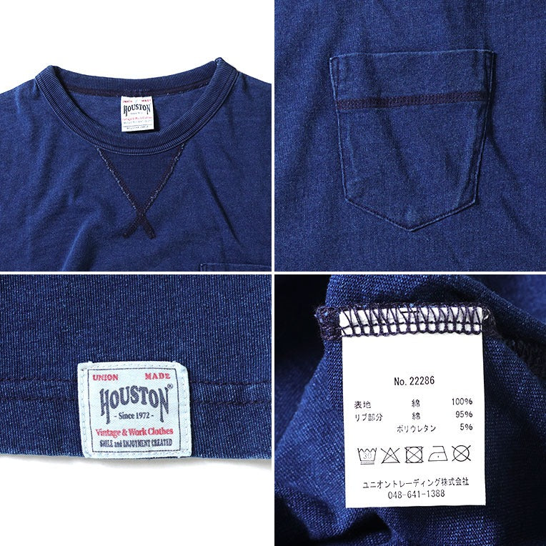 22286 INDIGO POCKET TEE S/S - INDIGO