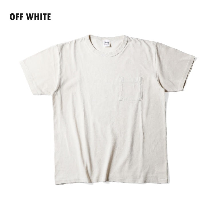 22296 PIGMENT POCKET TEE S/S - OFF WHITE