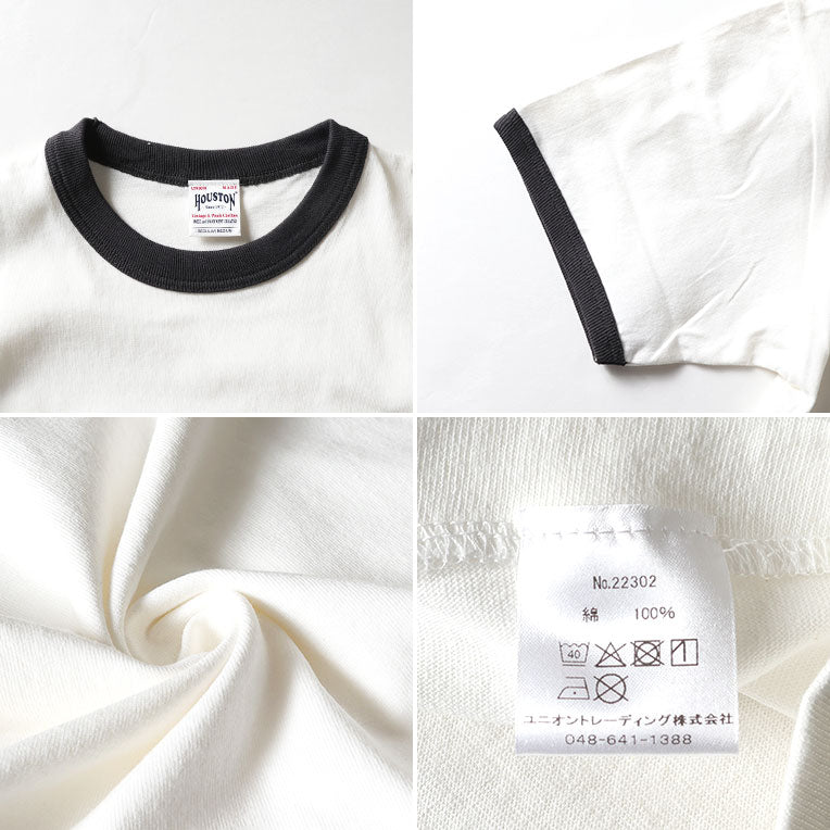 22302 RINGER TEE S/S(FFA) - BLACK