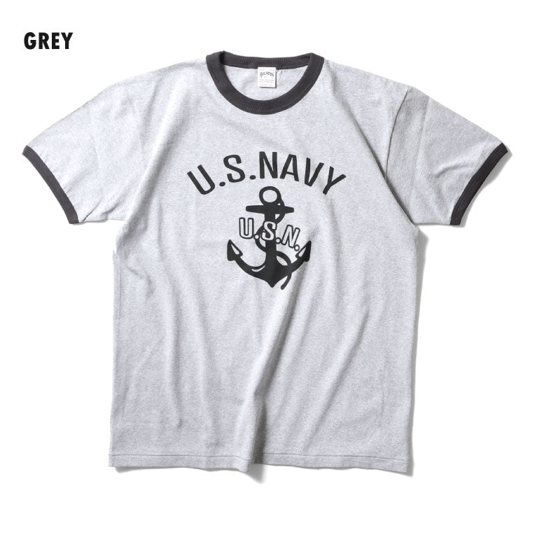 22303 RINGER TEE S/S(USN) - GREY