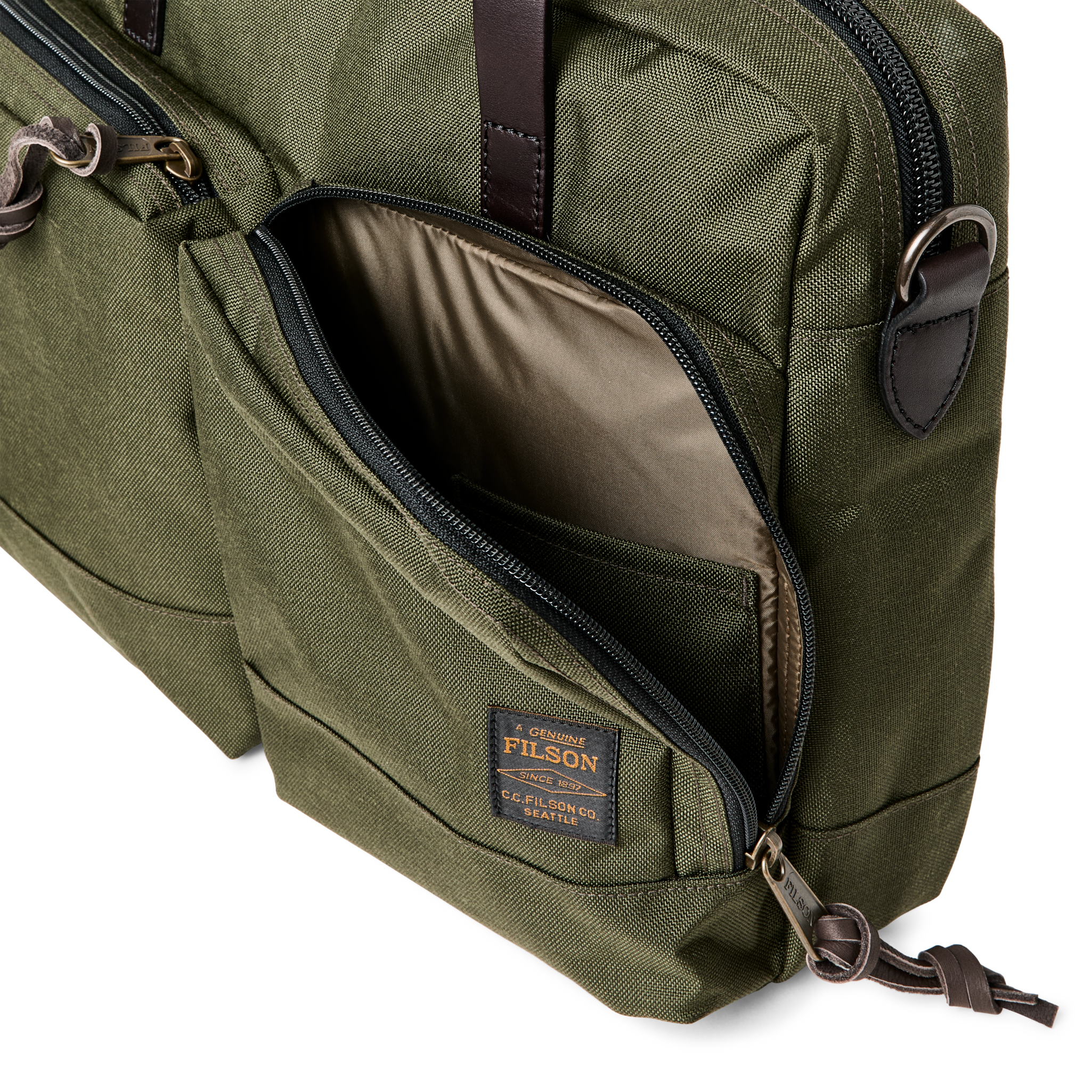 DRYDEN BRIEFCASE - OTTER GREEN