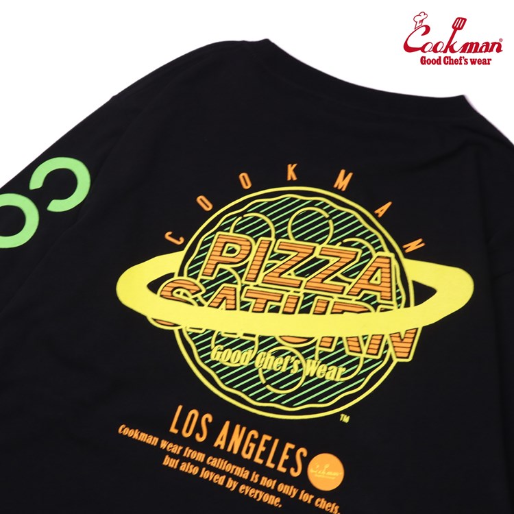 PIZZA TEE L/S - BLACK