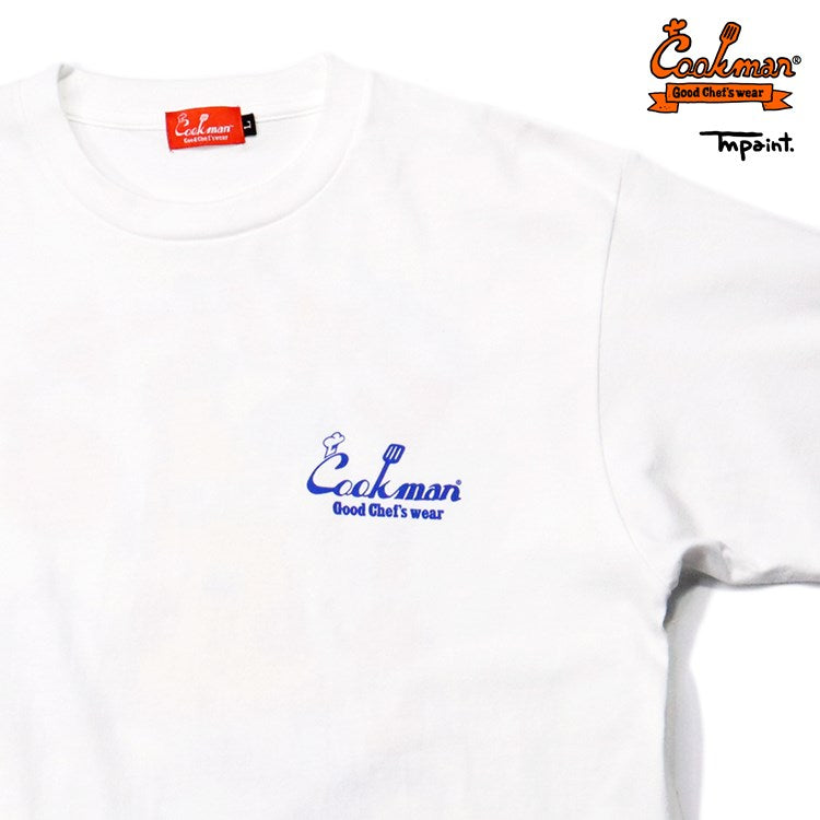 TM PAINT BURGER TEE S/S - WHITE