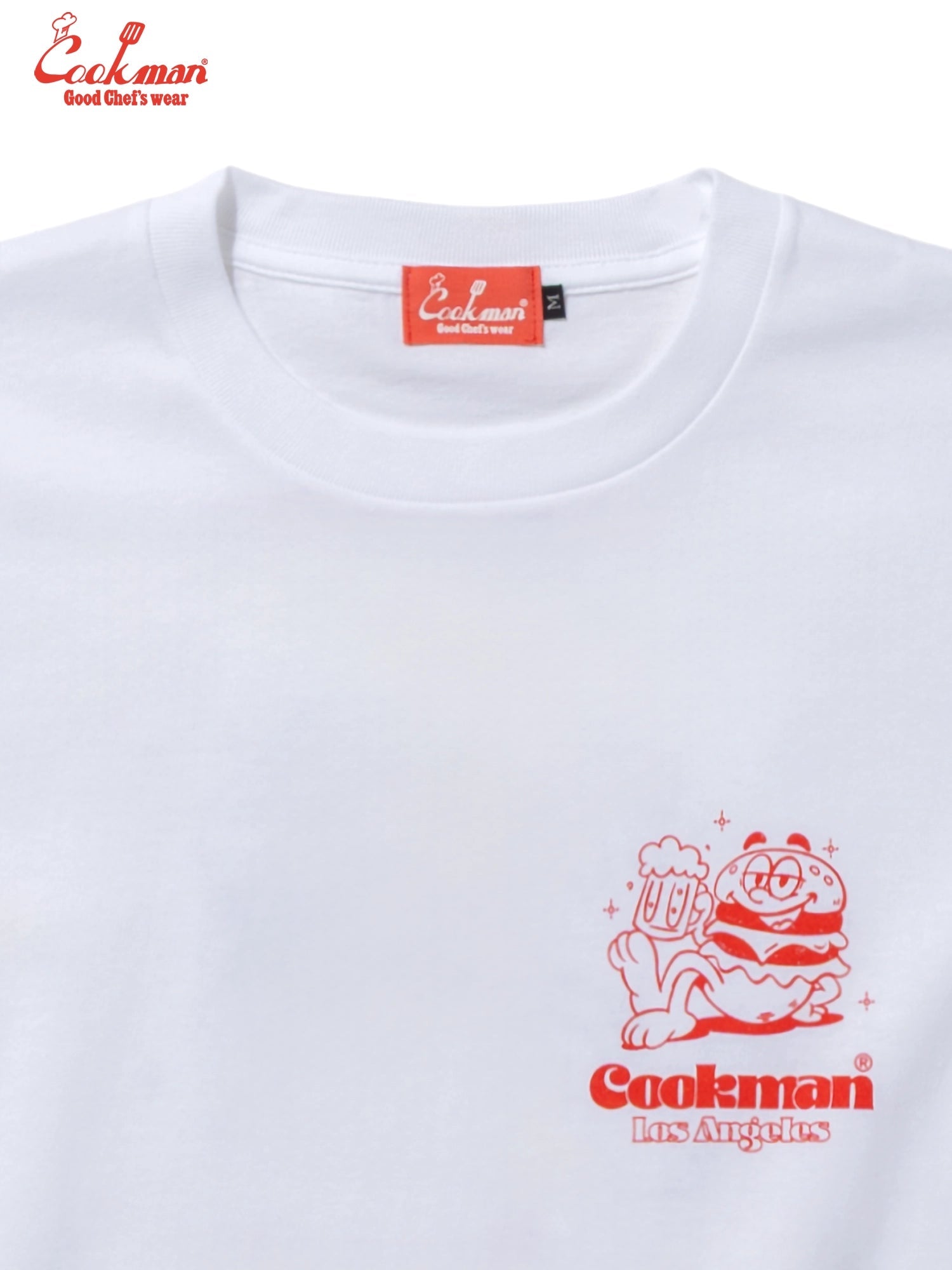 CHEERS BURGER TEE S/S - WHITE
